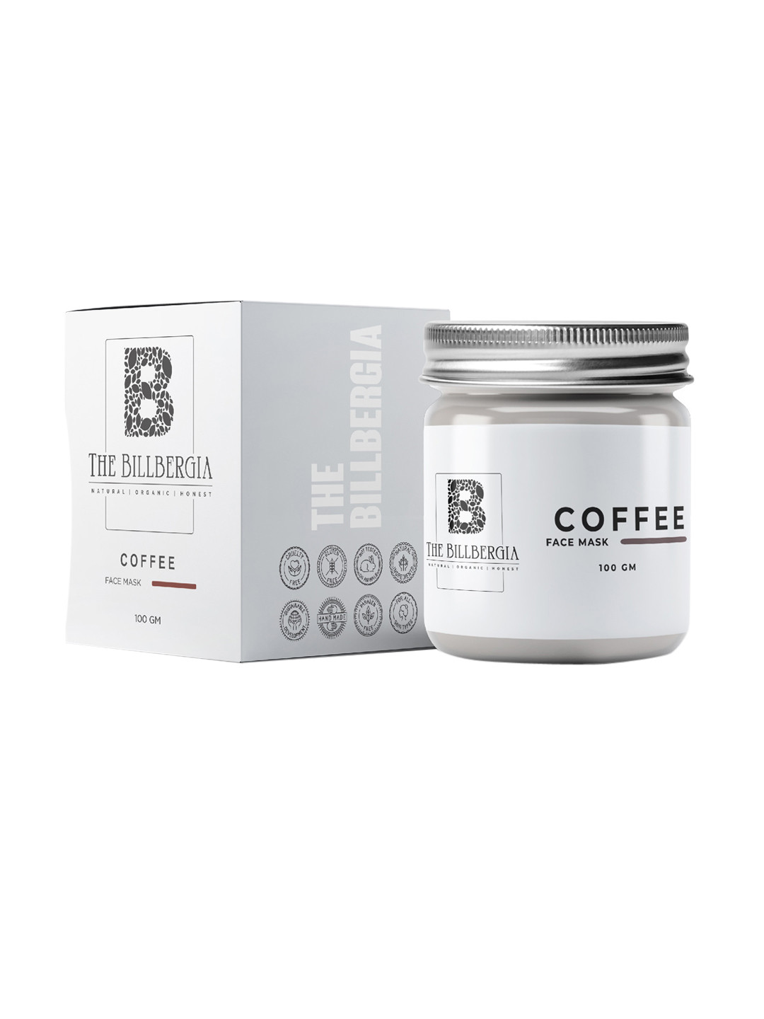 

THE BILLBERGIA Coffee Face Mask-100gm, Off white