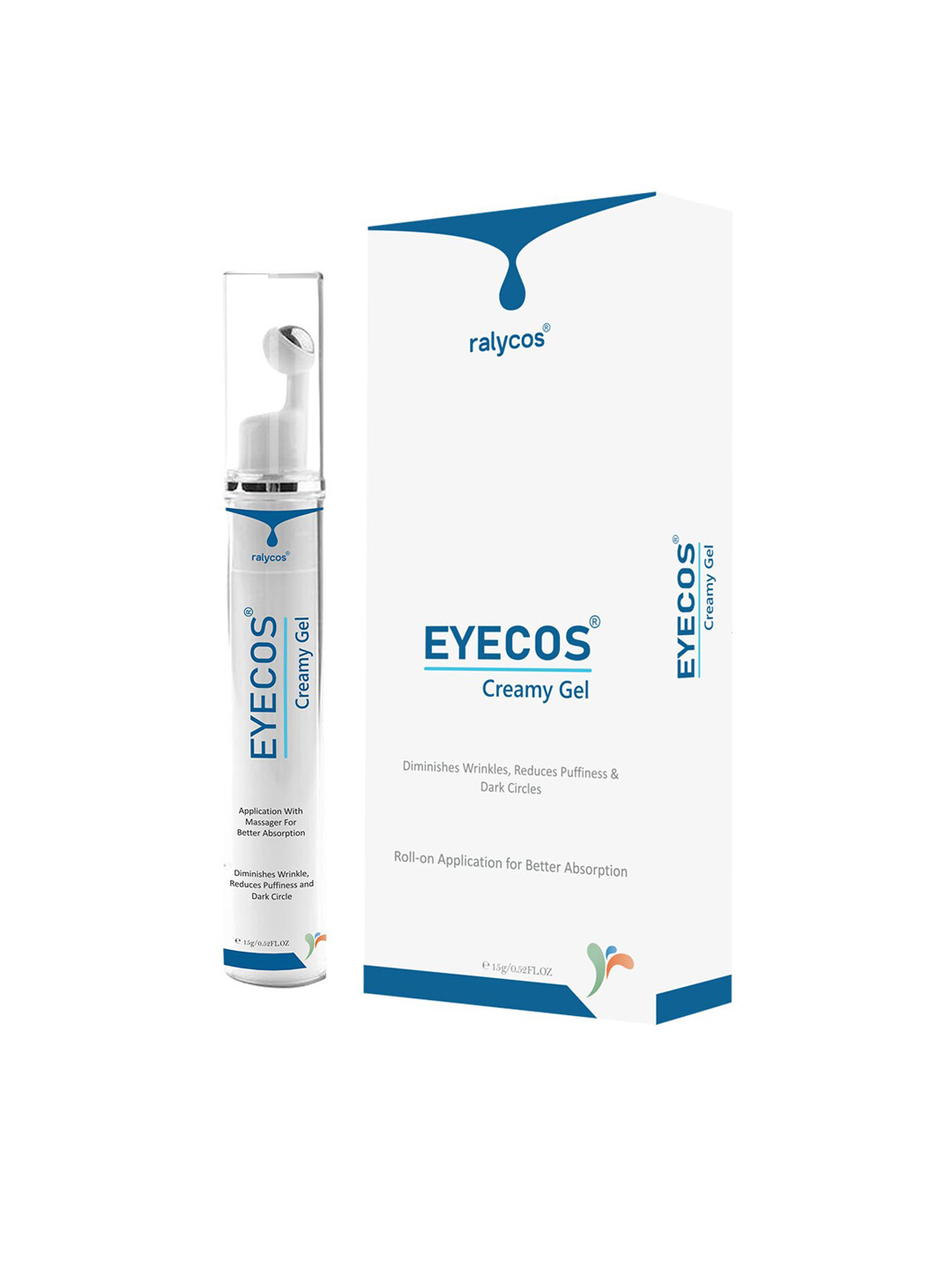 

Ralycos Unisex Cream-Blue Eyecos Creamy Gel- 15 g