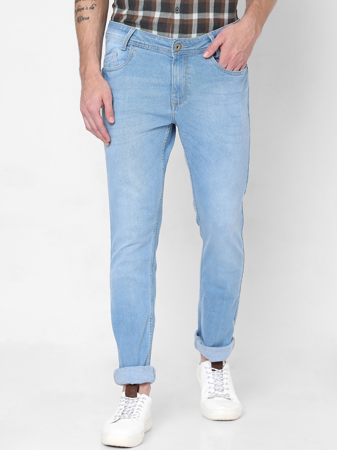 

Mufti Men Blue Slim Fit Light Fade Stretchable Jeans