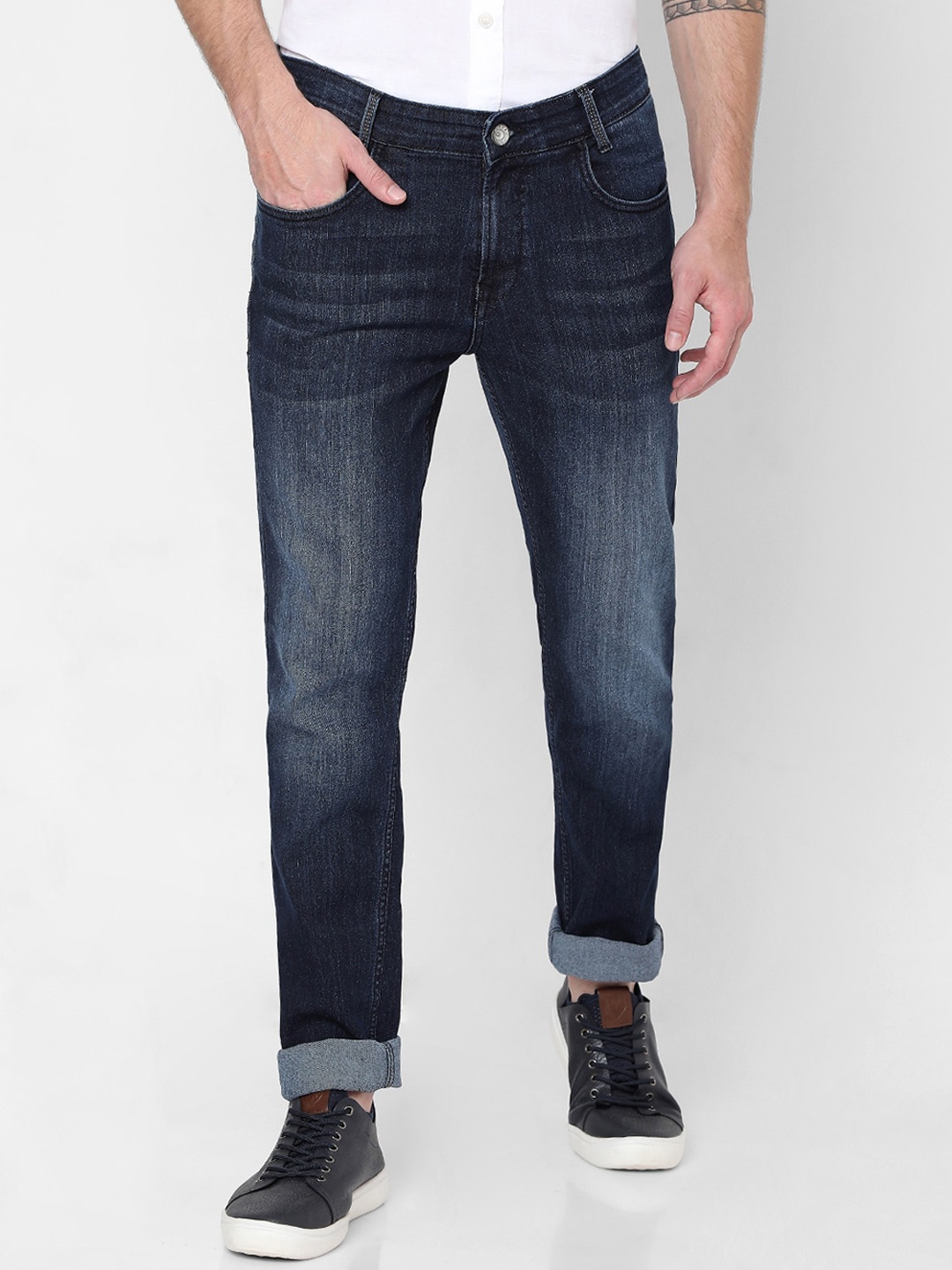 

Mufti Men Blue Light Fade Stretchable Jeans
