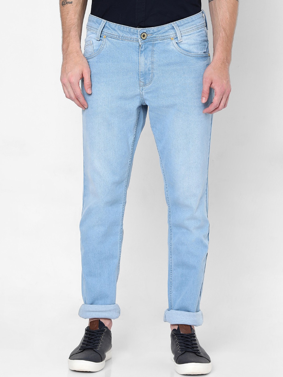 

Mufti Men Blue Slim Fit Light Fade Stretchable Jeans