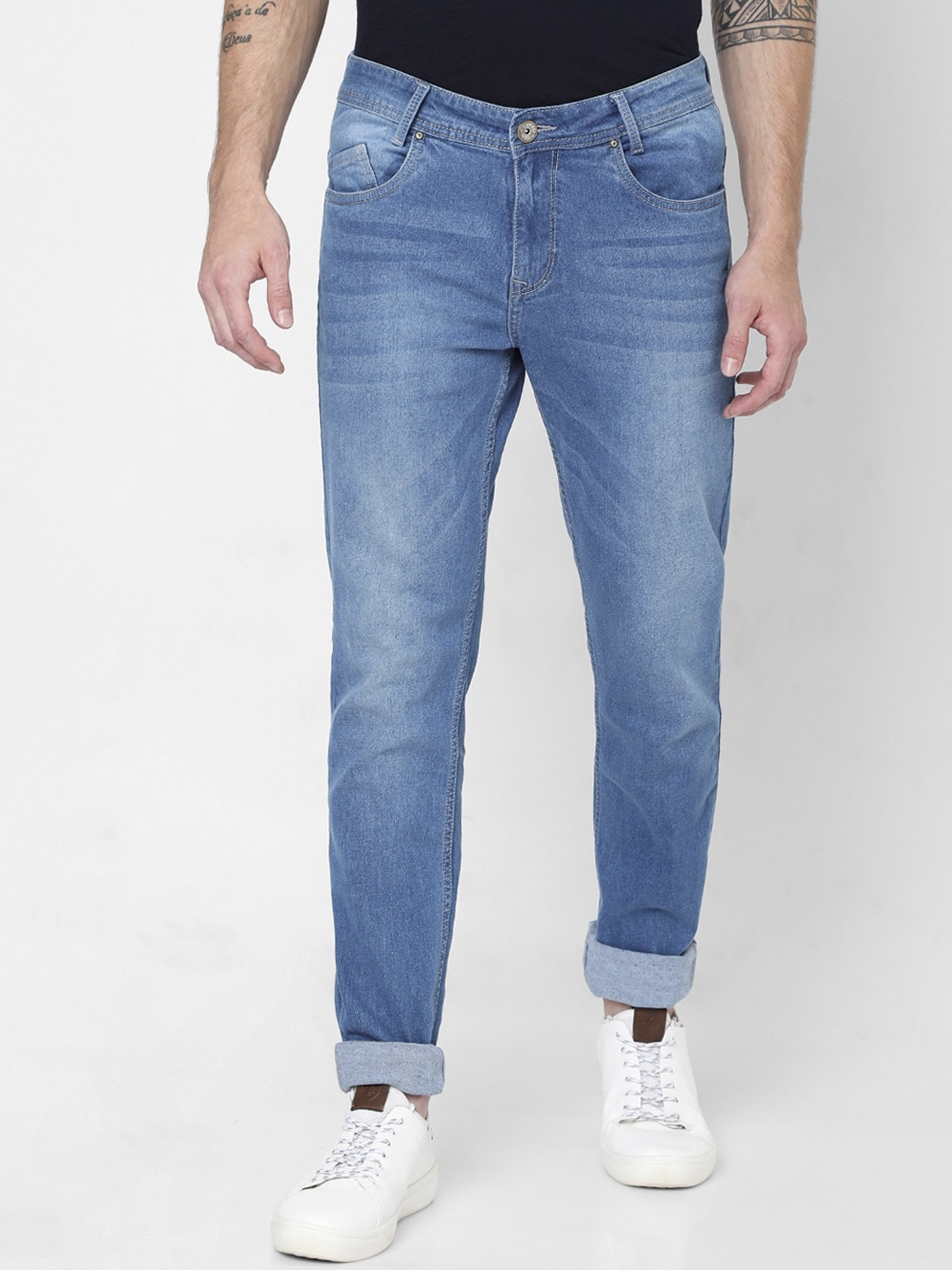 

Mufti Men Blue Slim Fit Light Fade Stretchable Jeans