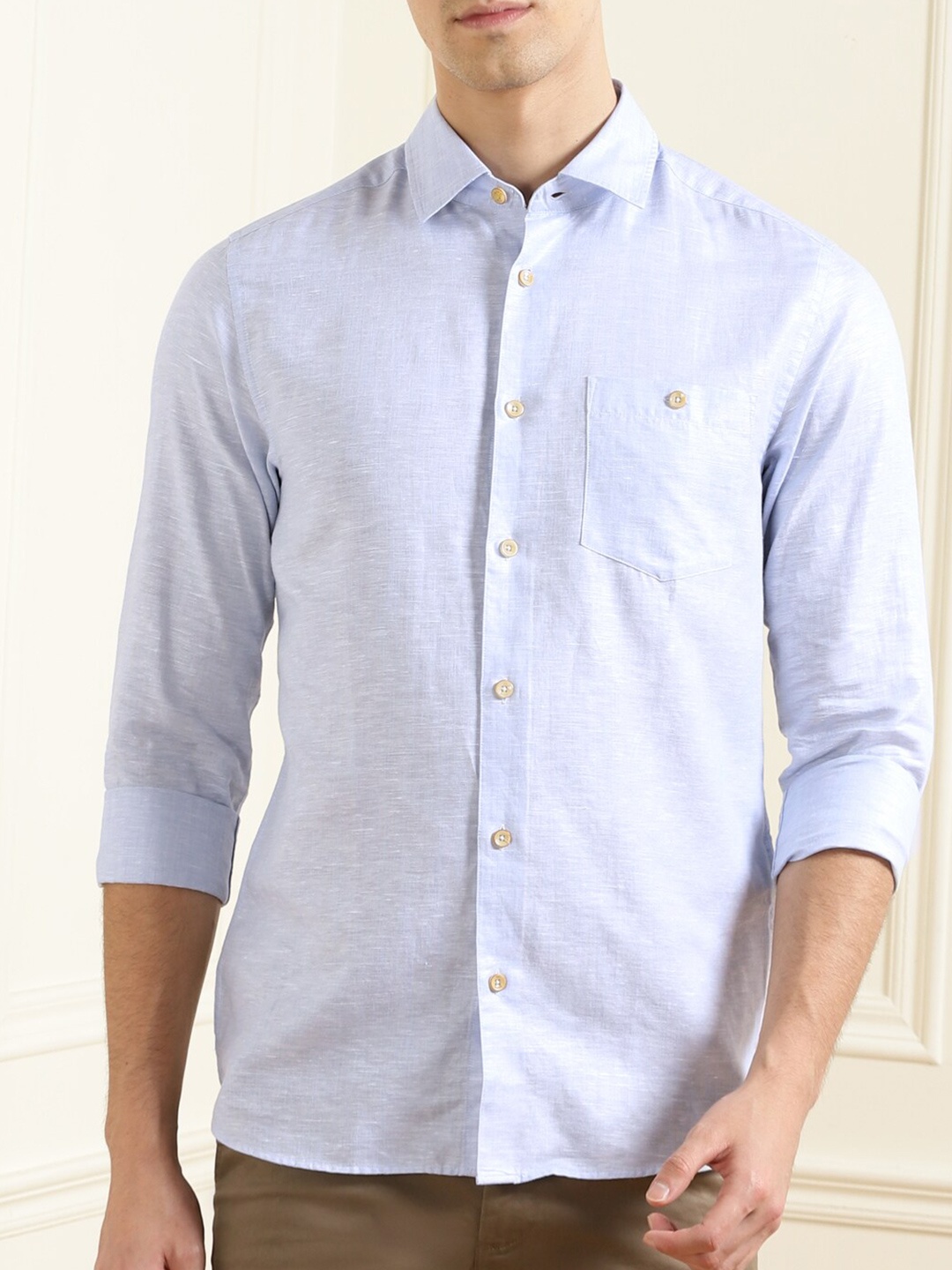 

Ted Baker Men Light Blue Casual Shirt
