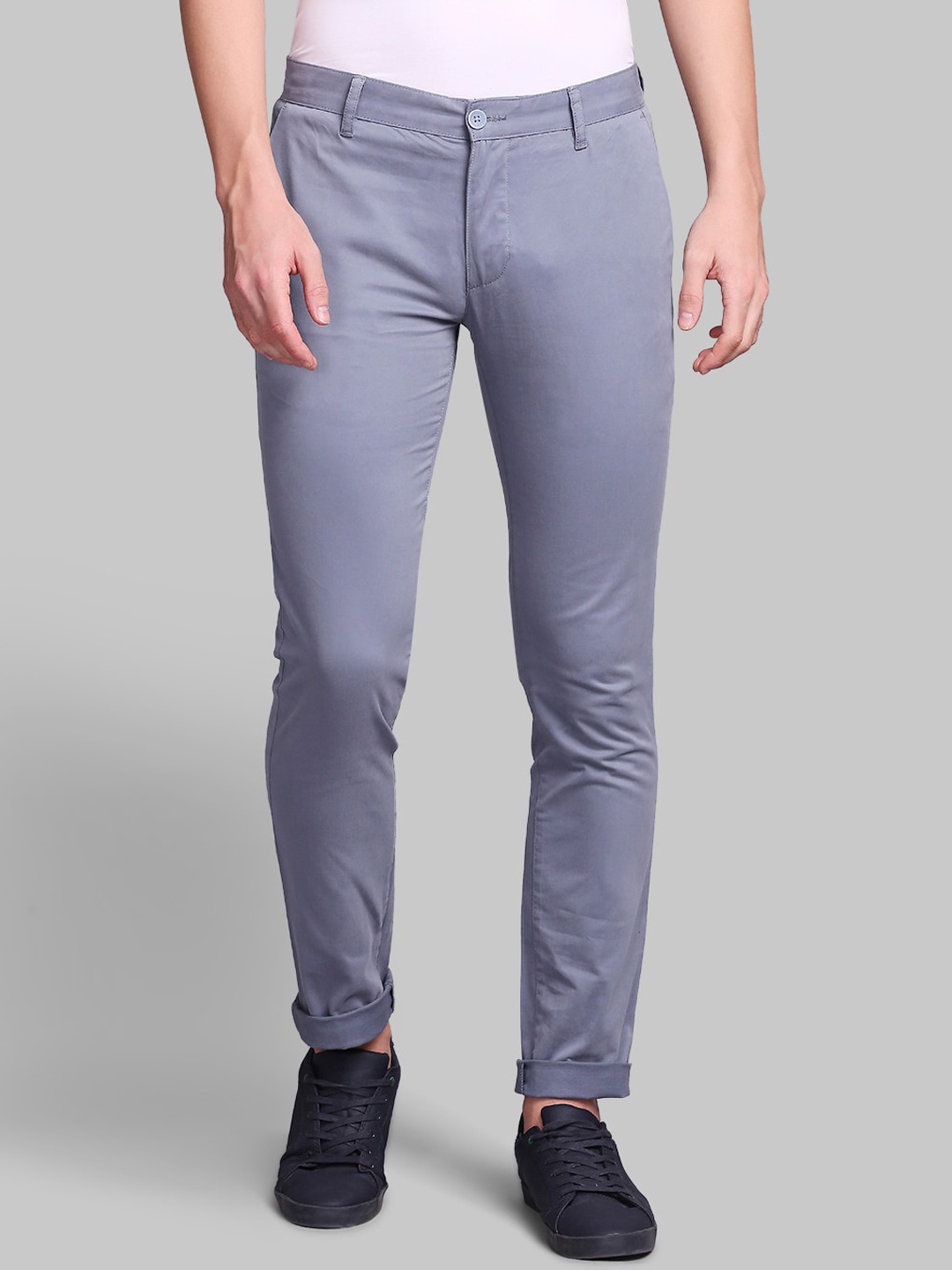 

Parx Men Blue Slim Fit Trousers