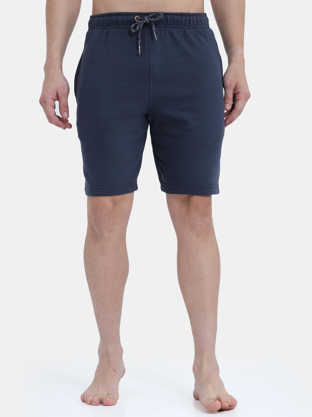 

Bareblow Men Navy Blue Lounge Shorts