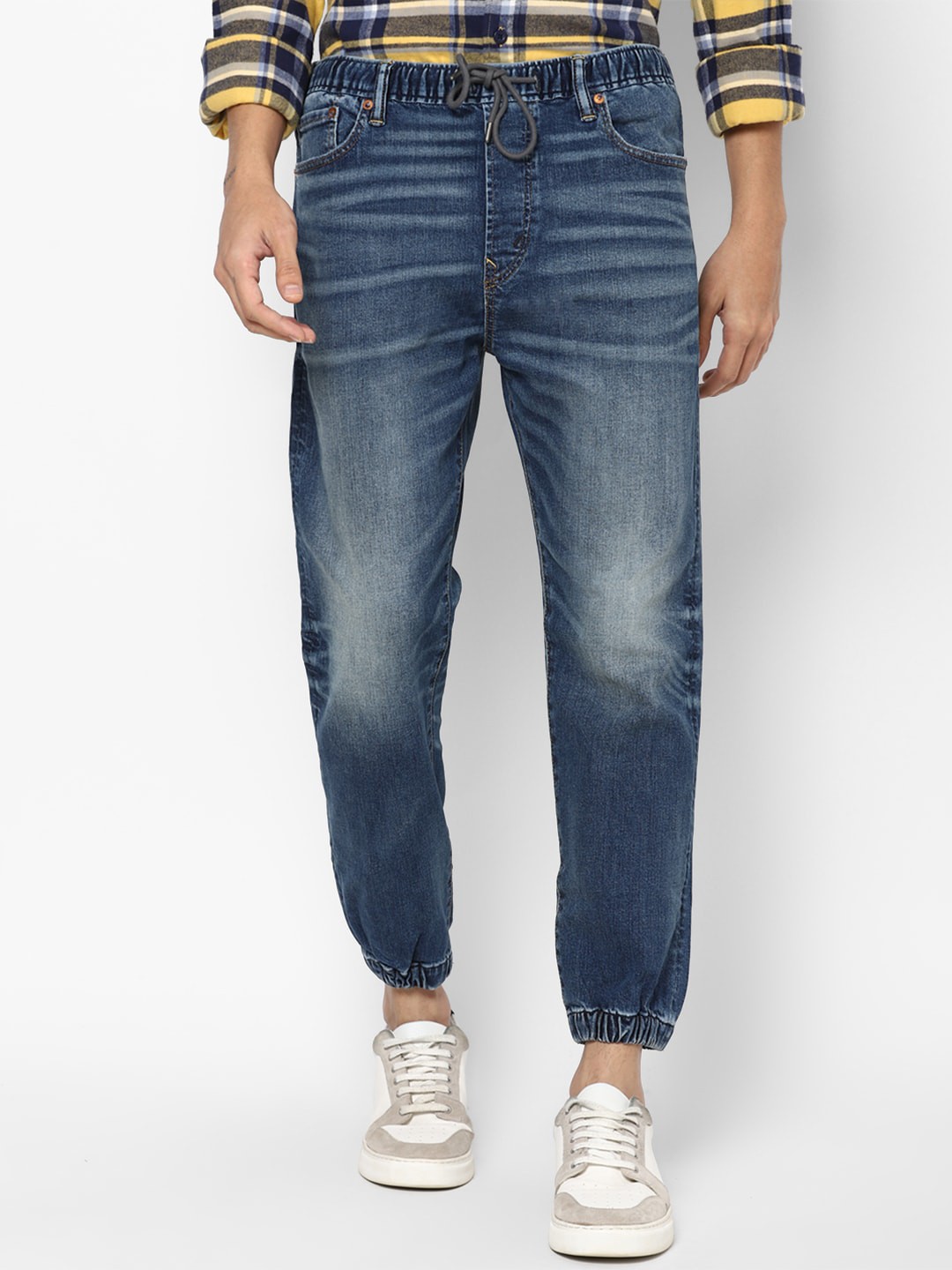 

AMERICAN EAGLE OUTFITTERS Men Blue Slim Fit Heavy Fade Jeans