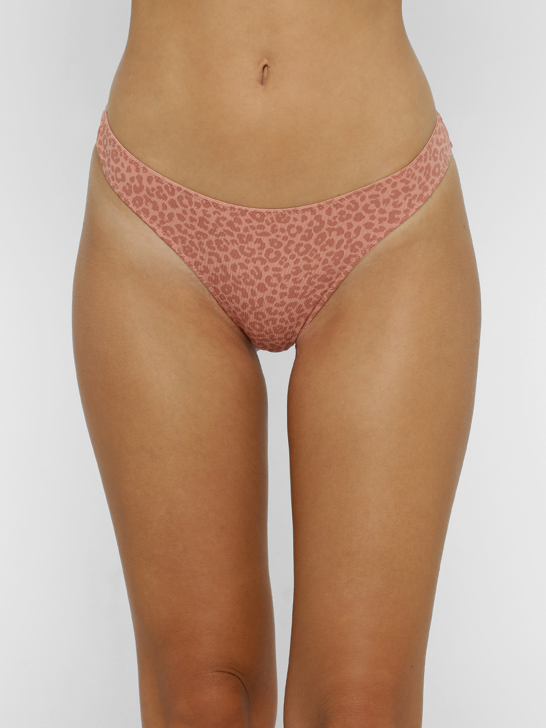 

FOREVER 21 Women Pink Printed Bikini Briefs 33753501