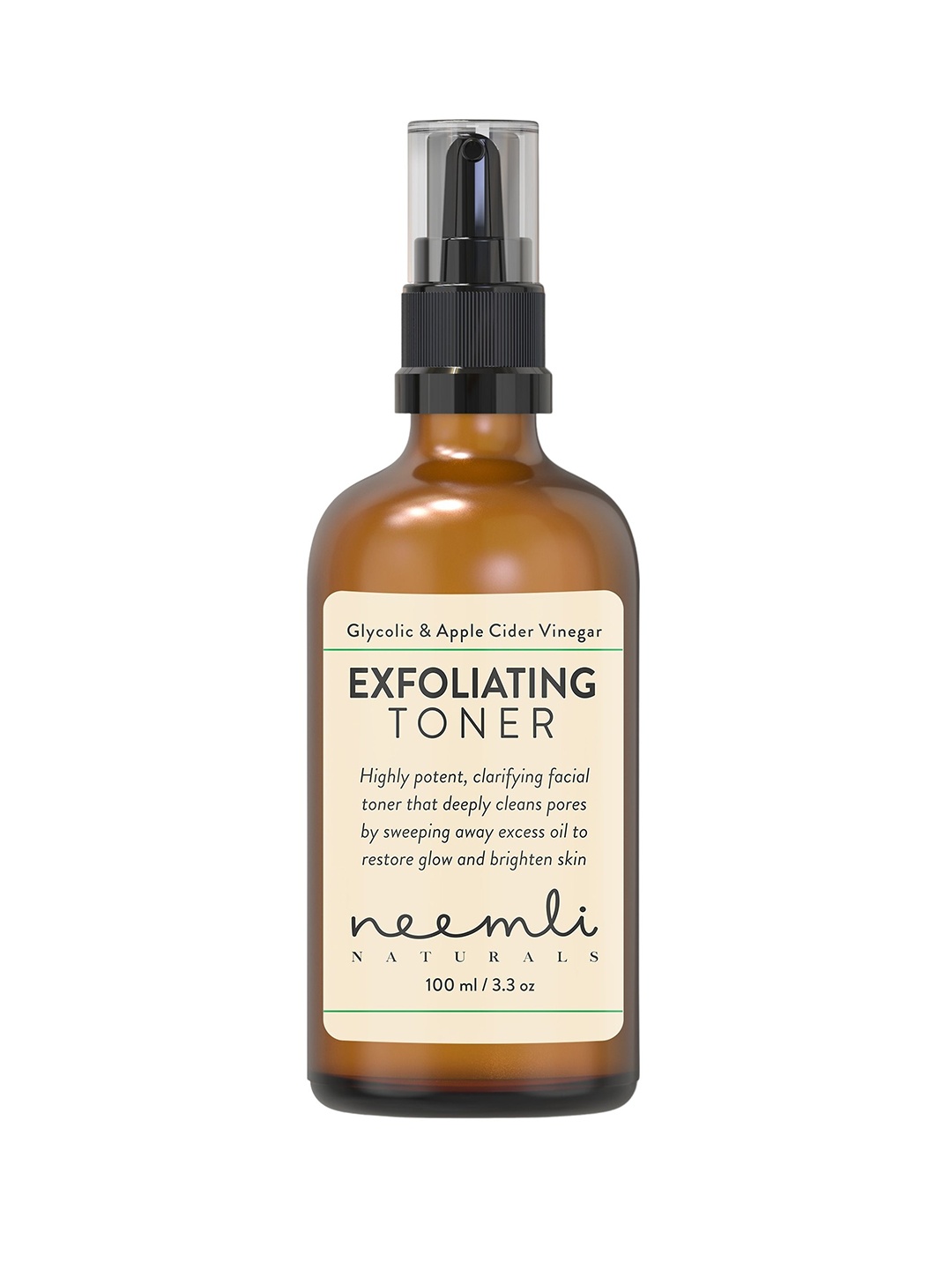 

Neemli Naturals Glycolic & Apple Cider Vinegar Exfoliating Toner, Transparent