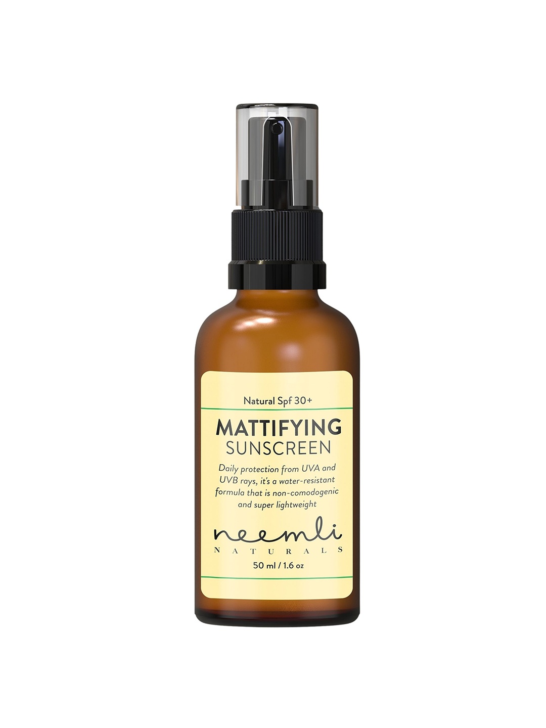 

Neemli Naturals Transparent Natural Mattifying Sunscreen with SPF 30