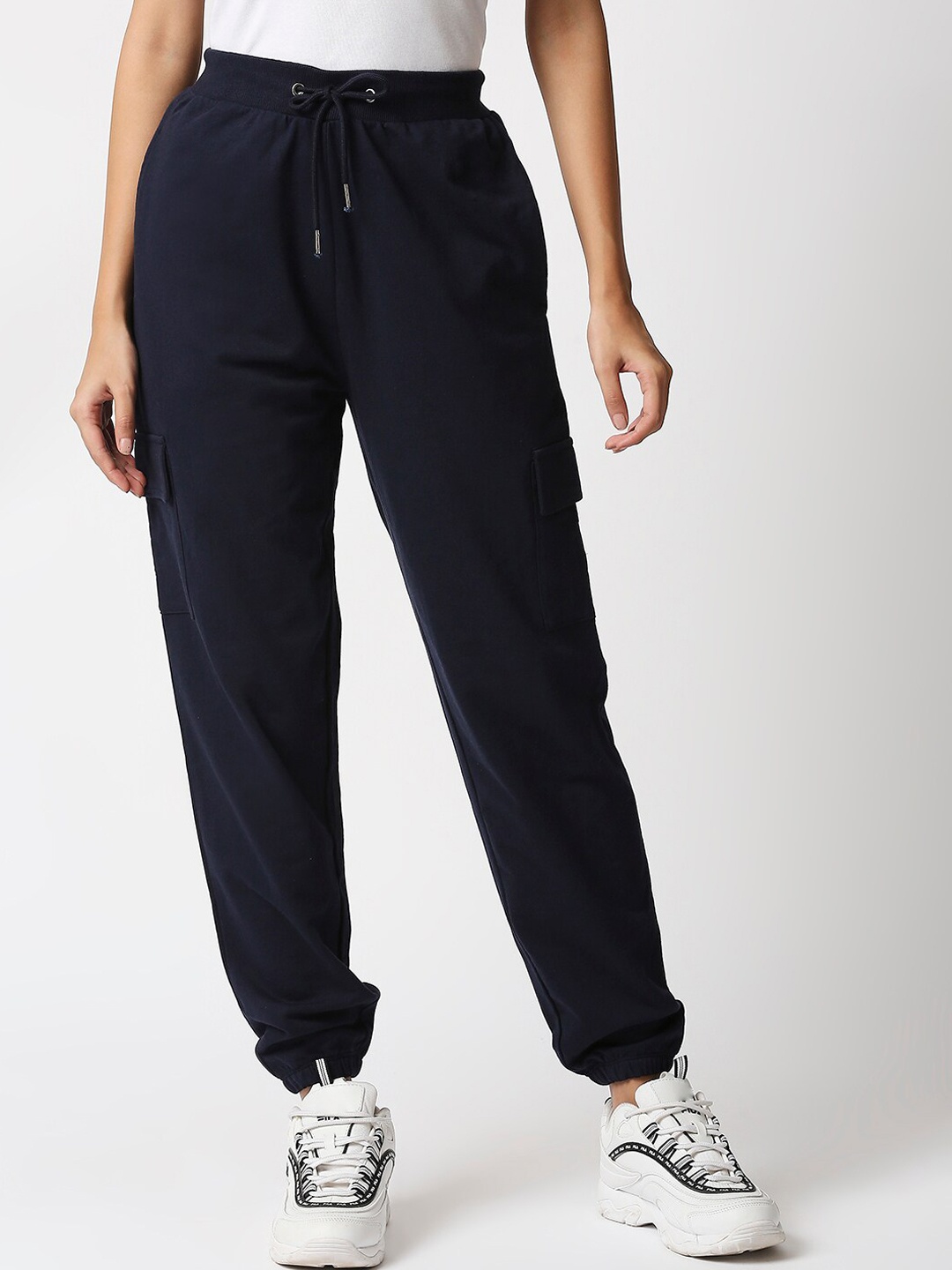 

20Dresses Women Navy Blue Joggers Trousers