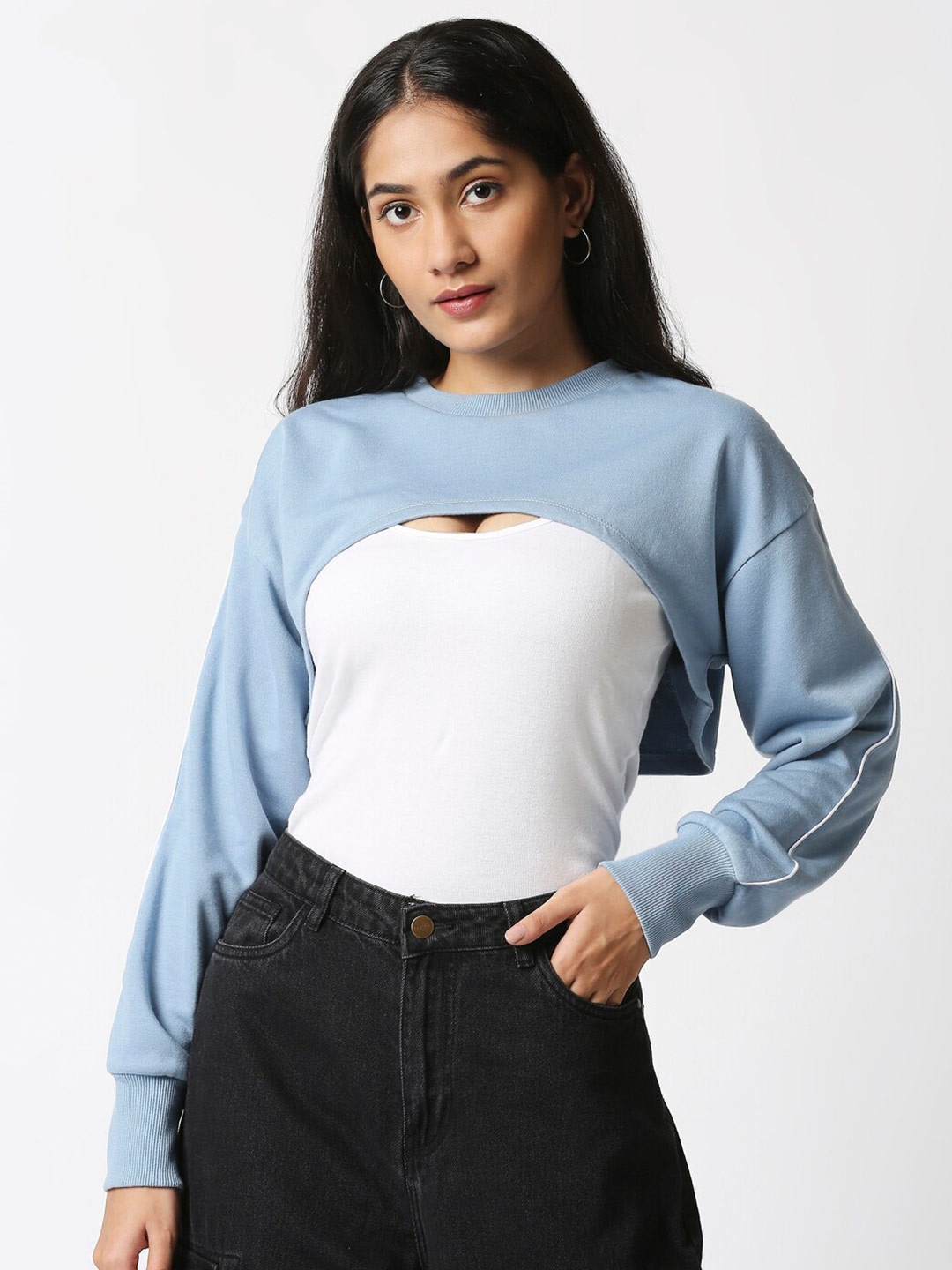 

20Dresses Women Blue Sweatshirt