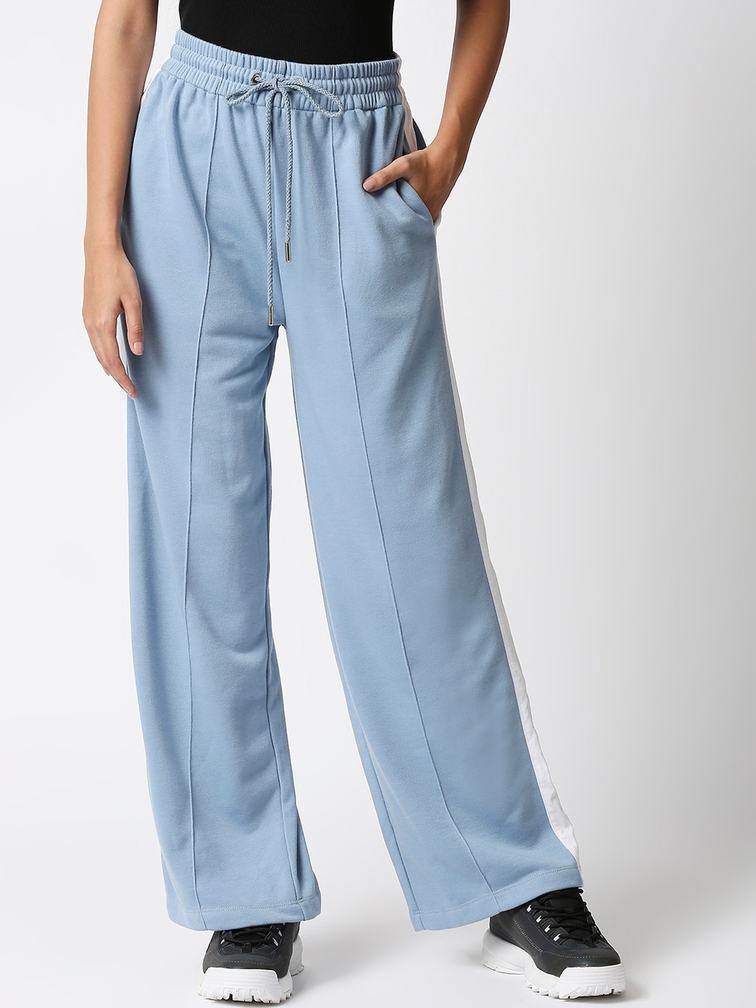 

20Dresses Women Blue Parallel Trousers