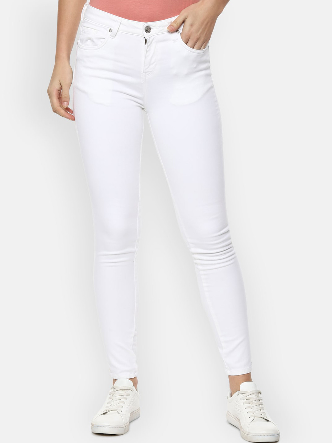 

Van Heusen Woman White Slim Fit Jeans