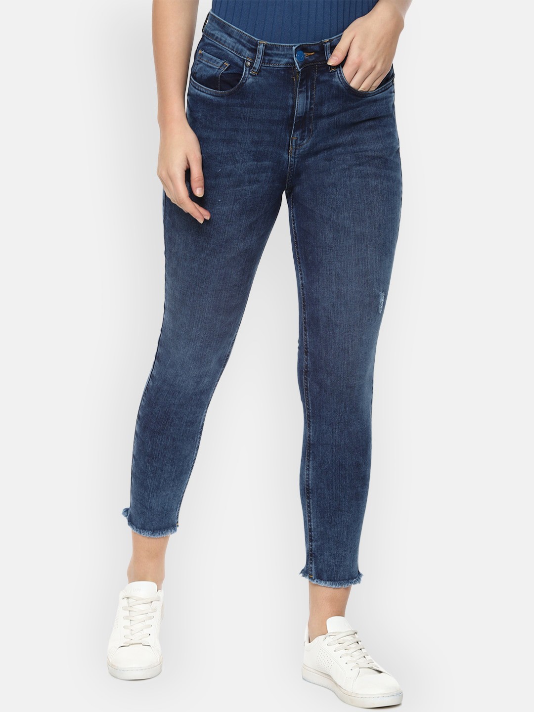 

Van Heusen Woman Women Navy Blue Slim Fit Jeans