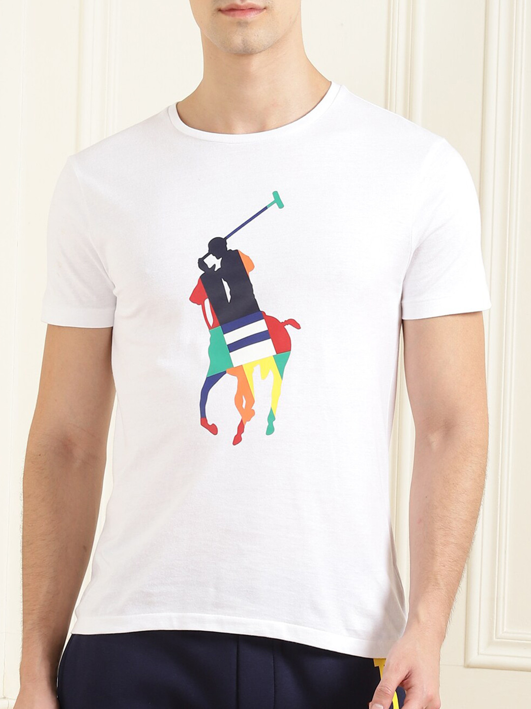 

Polo Ralph Lauren Men White Printed T-shirt