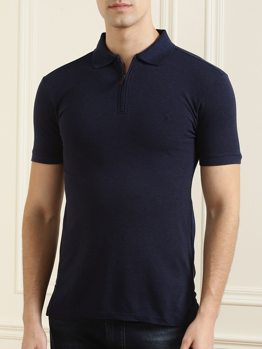 

Polo Ralph Lauren Men Blue Polo Collar T-shirt