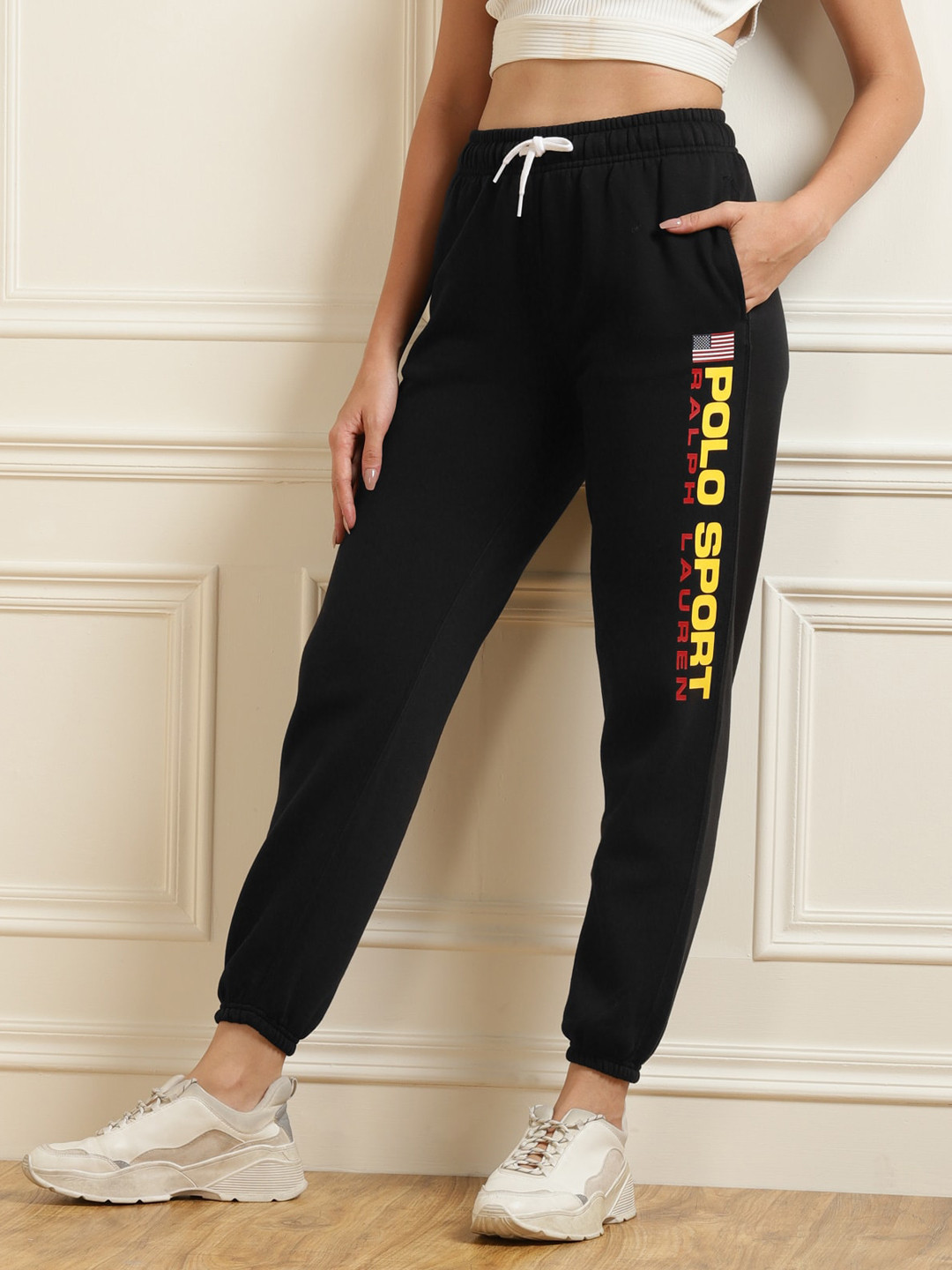 

Polo Ralph Lauren Women Black Track Pants