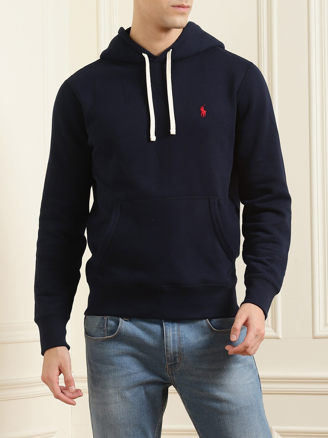 

Polo Ralph Lauren Men Navy Blue Hooded Sweatshirt
