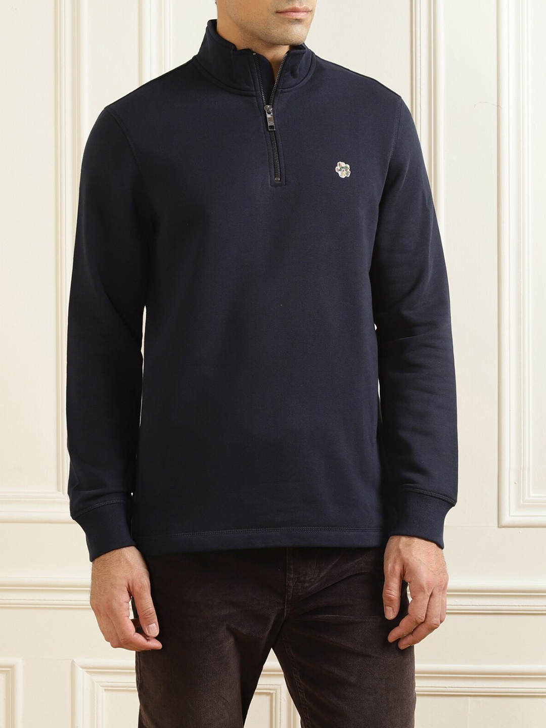 

Ted Baker Men Navy Blue Sweatshirt