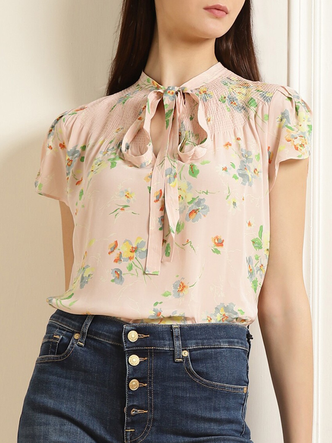 

Polo Ralph Lauren Multicoloured Floral Printed Regular Top, Multi