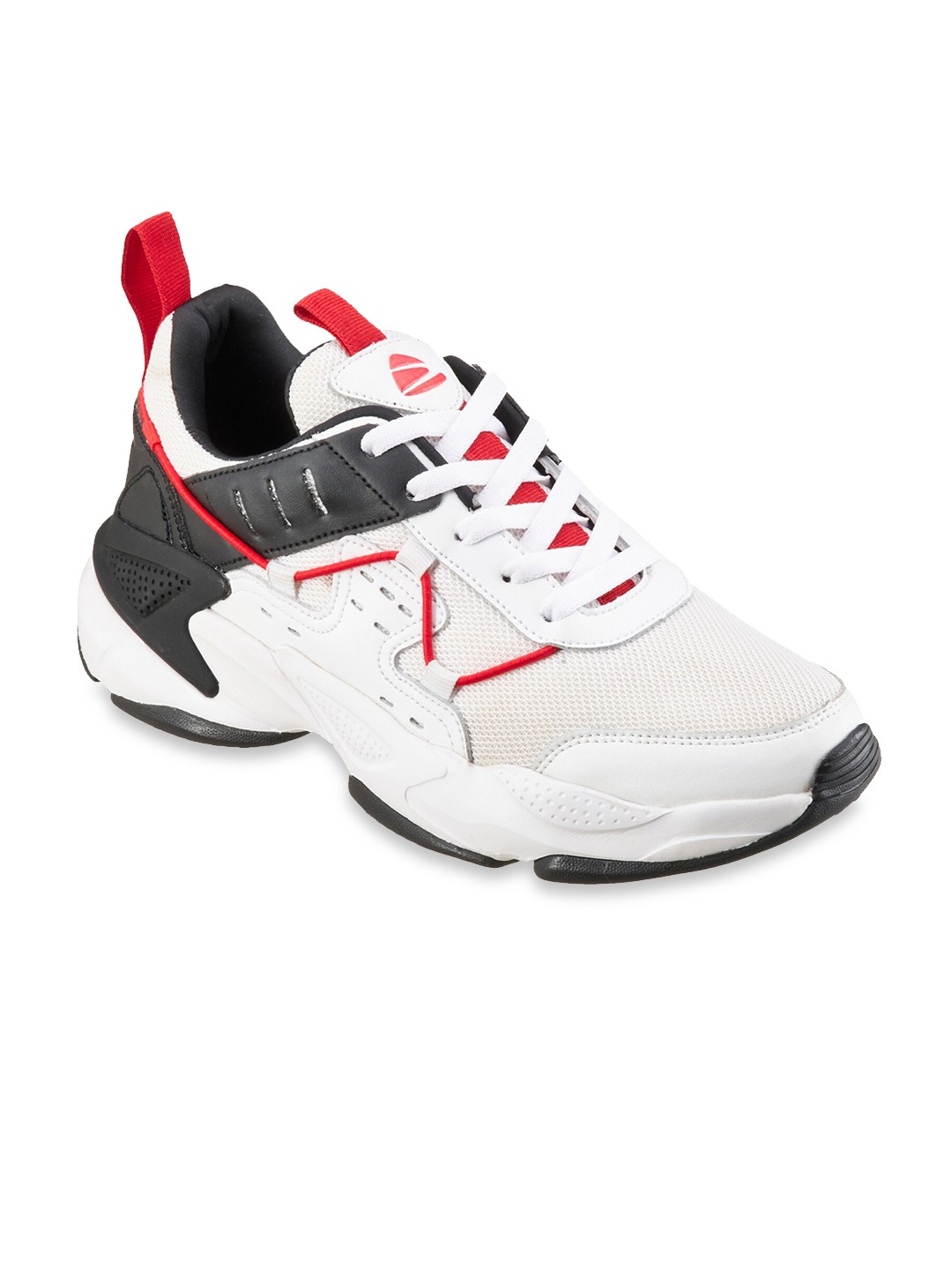 

Duke Men White Mesh Running Shoes