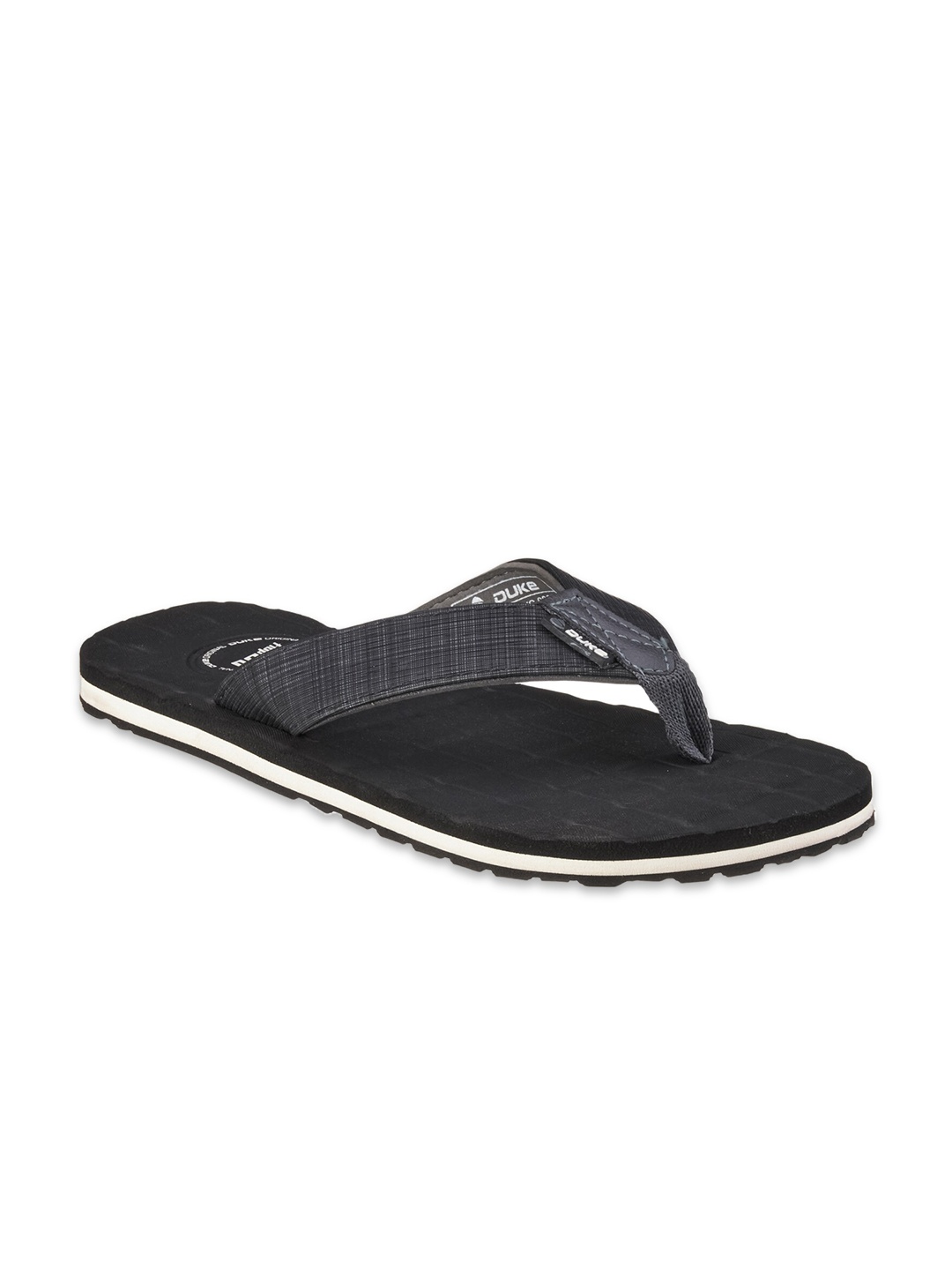 

Duke Men Black Thong Flip-Flops