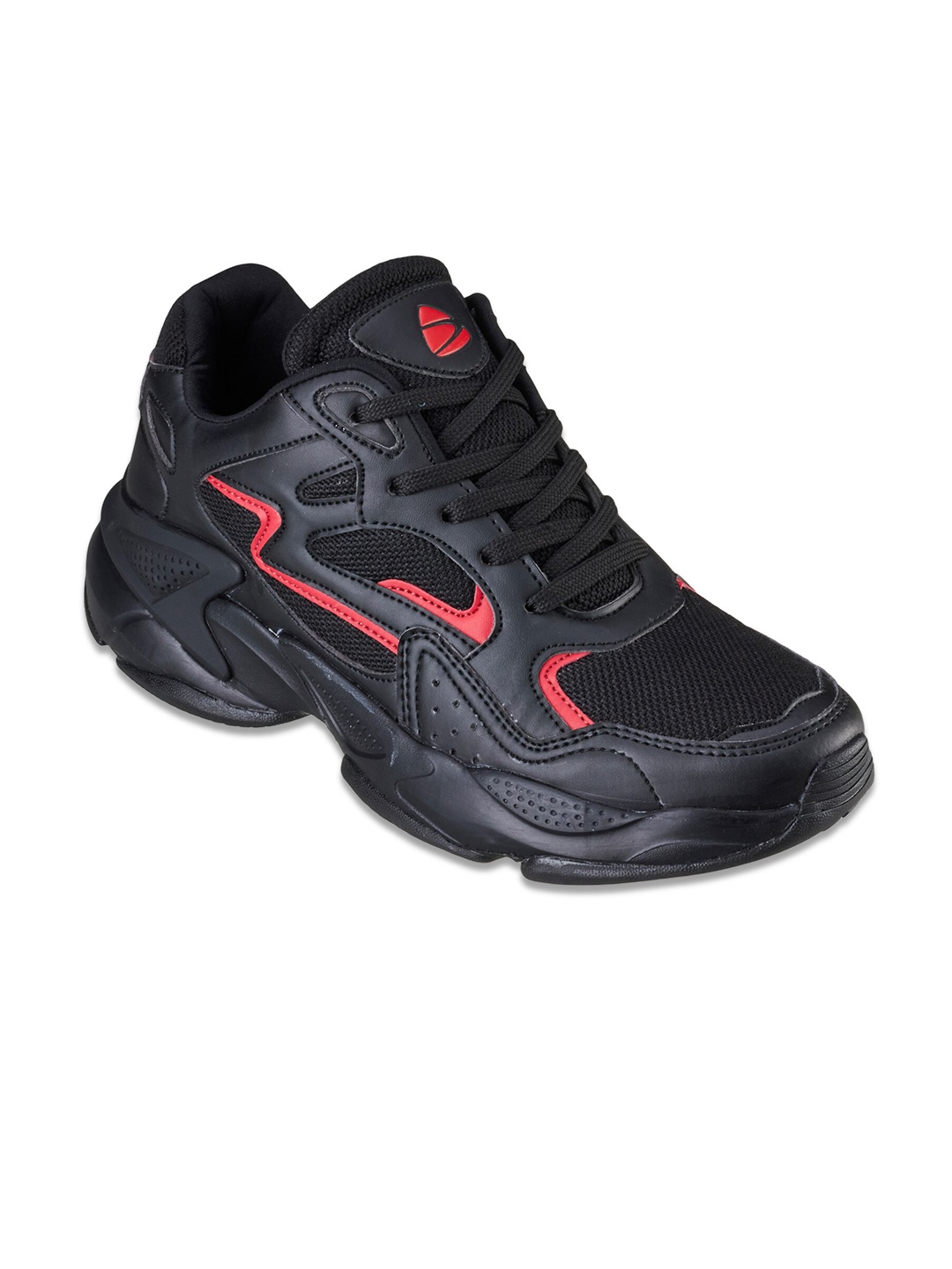 

Duke Men Black Mesh Running Shoes