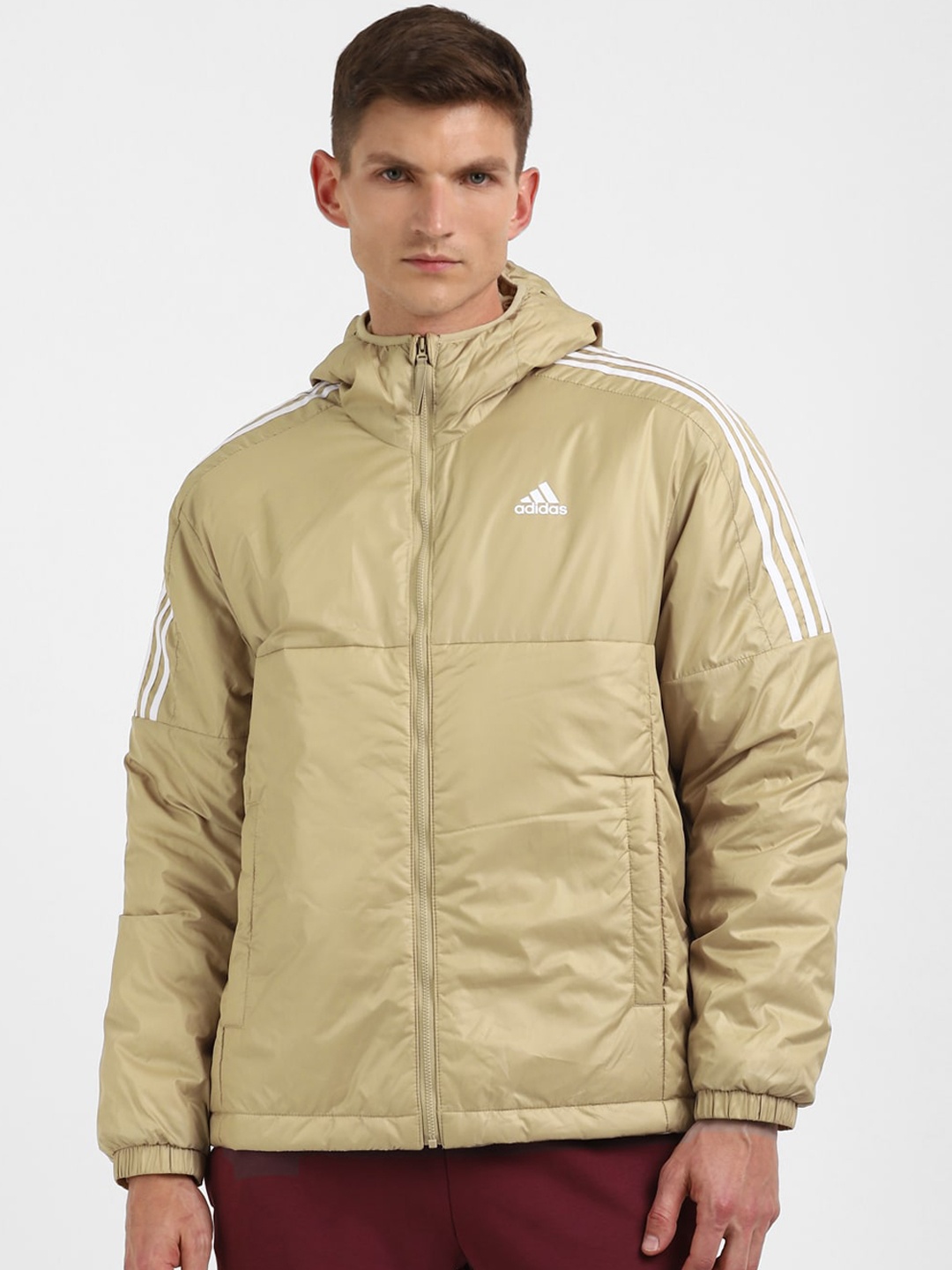 

ADIDAS Men Beige Outdoor Sporty Jacket