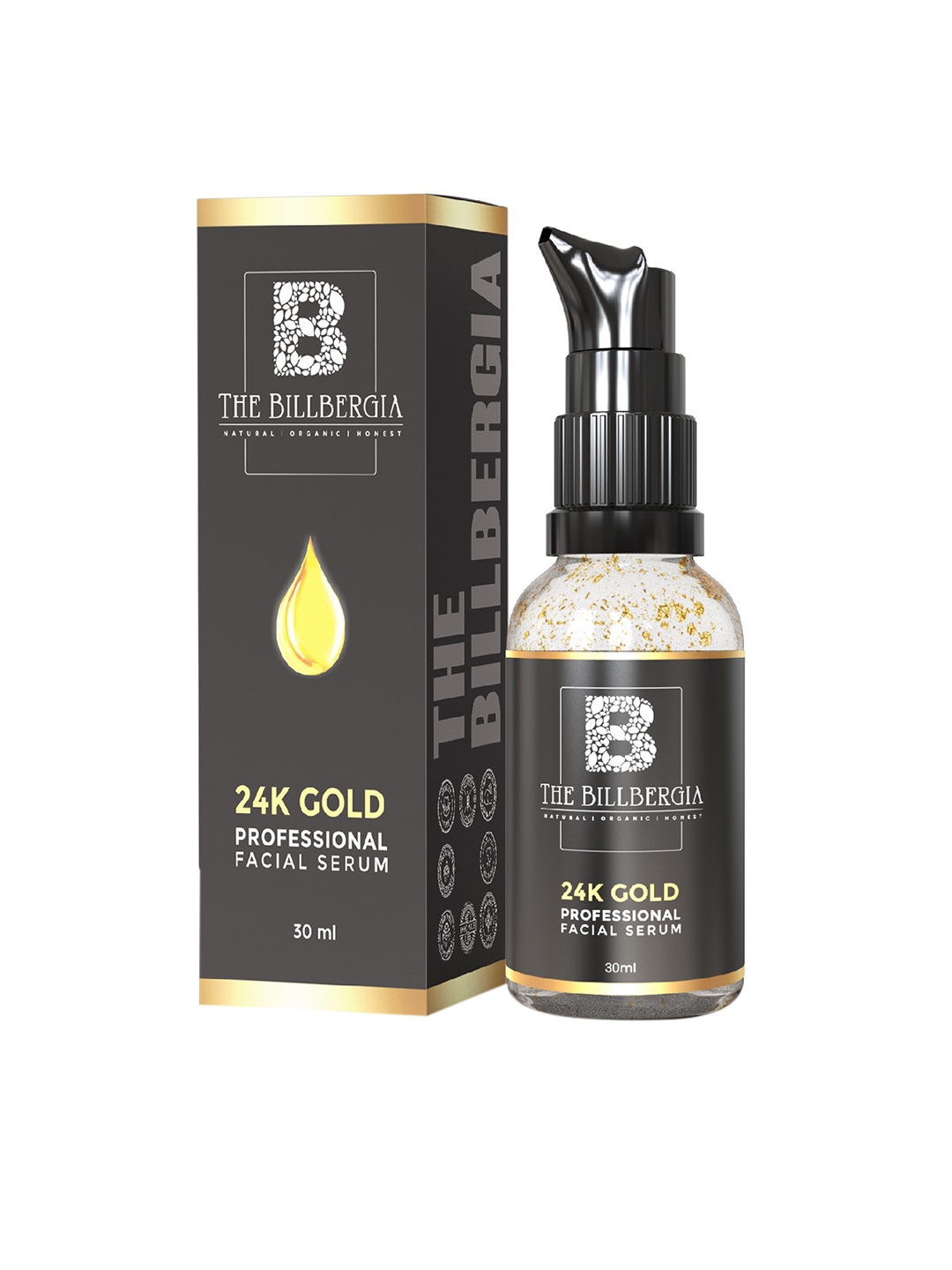 

THE BILLBERGIA 24k Gold Age-Defying Professional Face Serum 30 ml, Transparent
