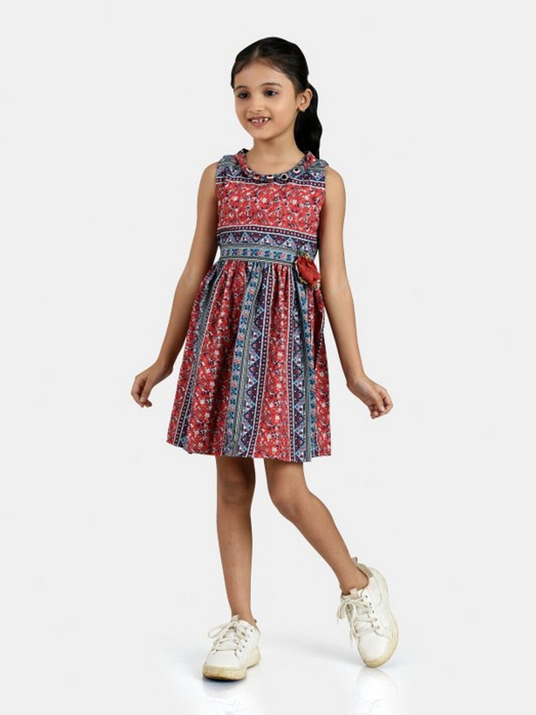

Peppermint Red Tribal Dress