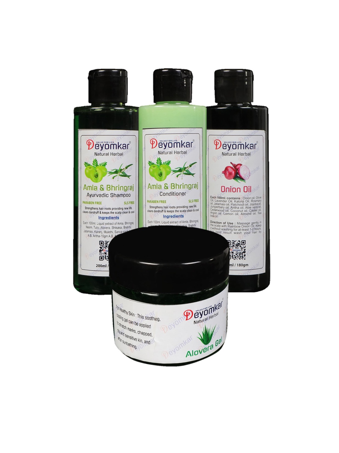 

Deyomkar Ayurvedic Ayurvedic Hair Care Kit, Green