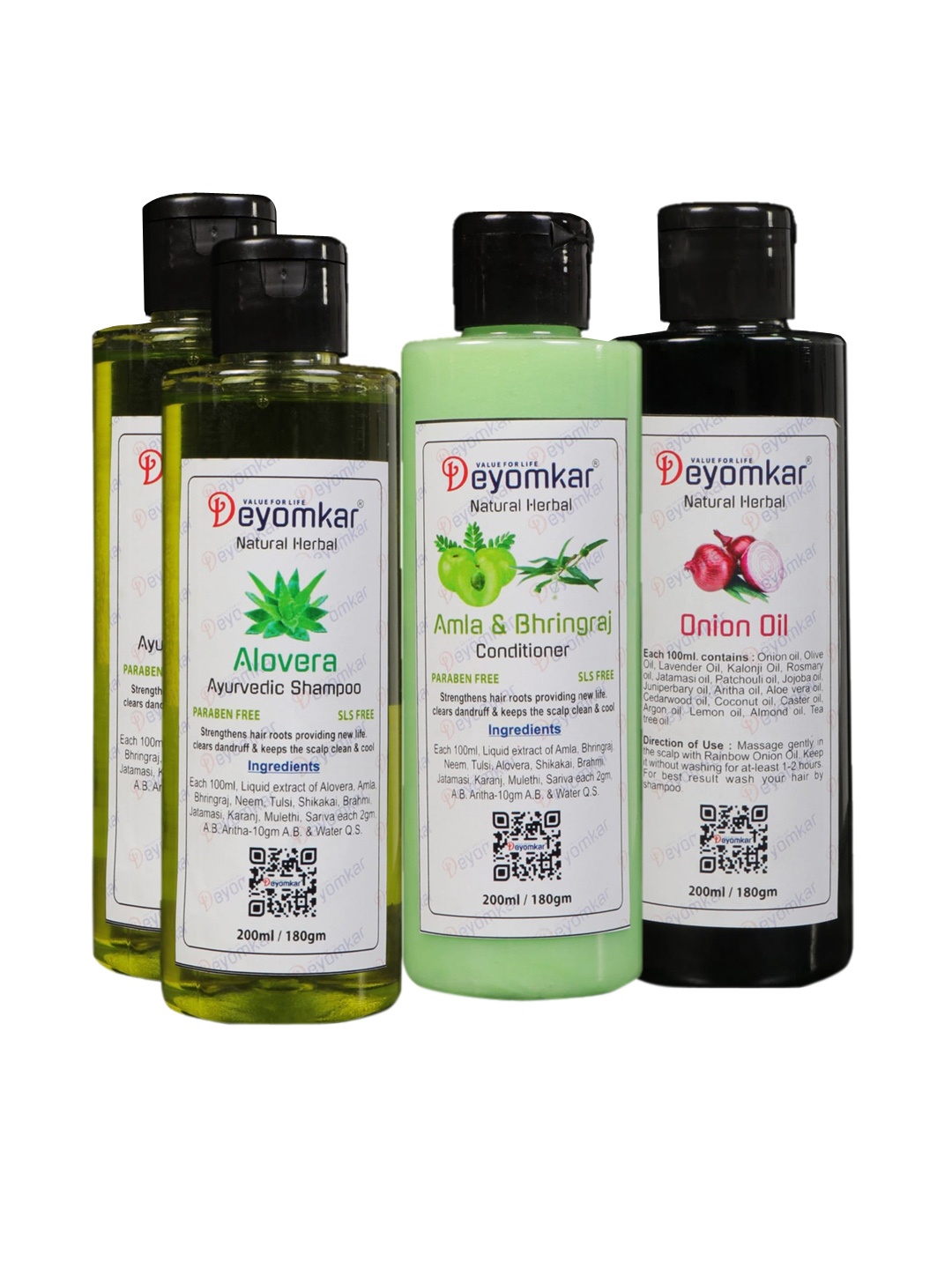 

Deyomkar Ayurvedic Ayurvedic Hair Care Kit, Green