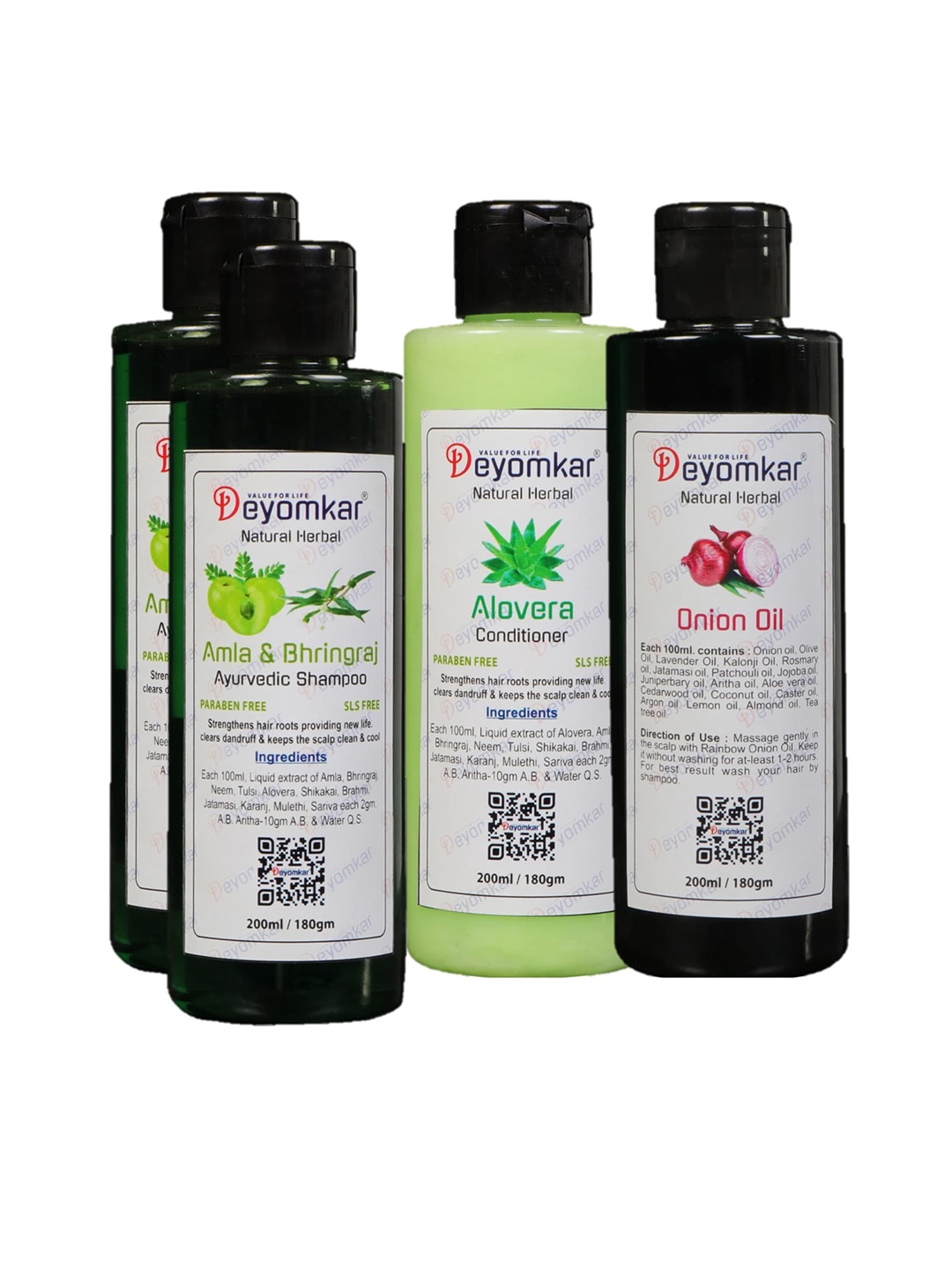 

Deyomkar Ayurvedic Ayurvedic Hair Care Kit, Green