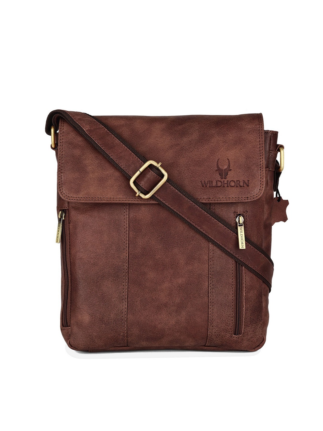 

WildHorn Men Brown Messenger Bag