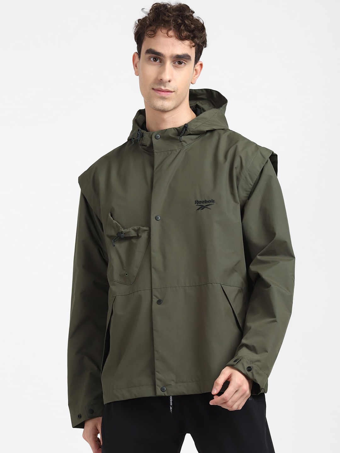 

Reebok Classic Unisex Green Tailored Jacket