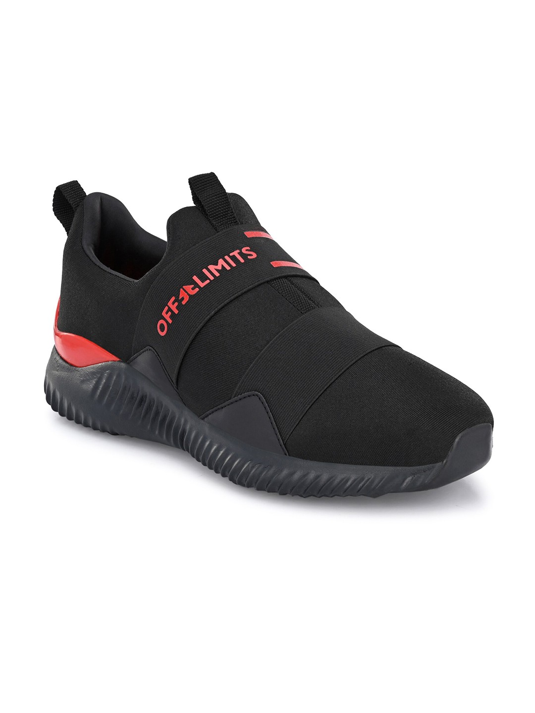 

OFF LIMITS Men Black & Red Twister Running Shoes