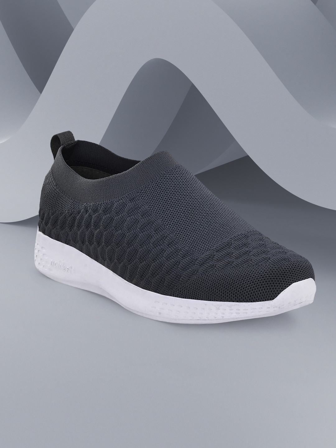 

OFF LIMITS Women Grey Mesh Walking Non-Marking Shoes
