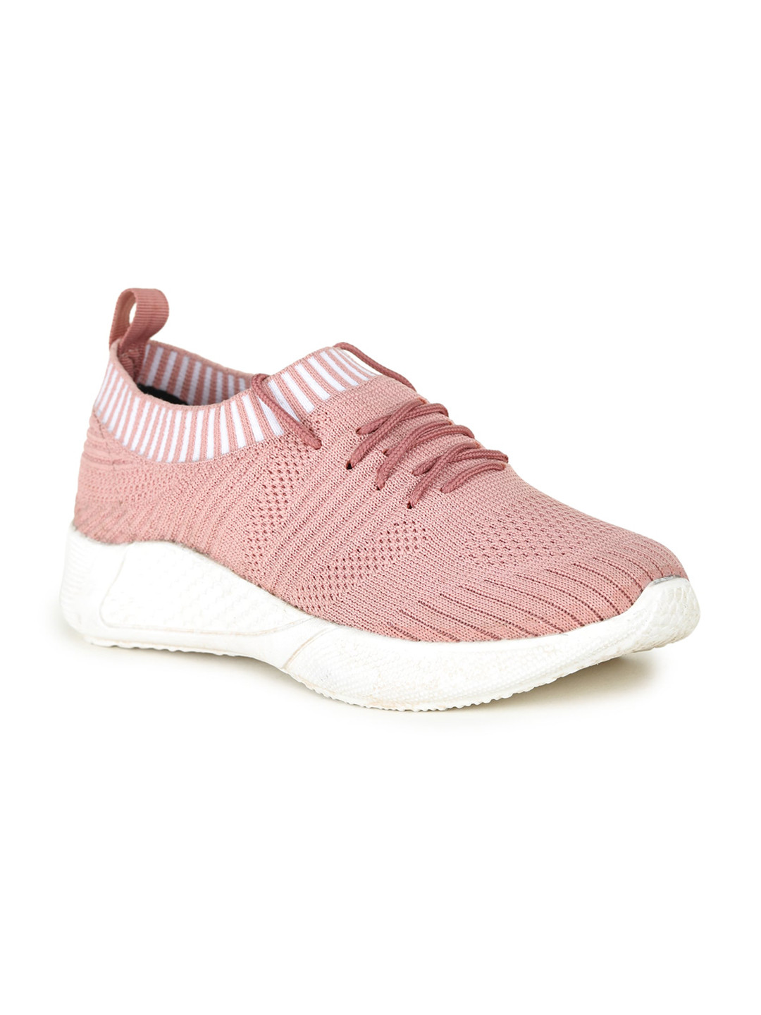 

Walkfree Women Pink Woven Design Sneakers