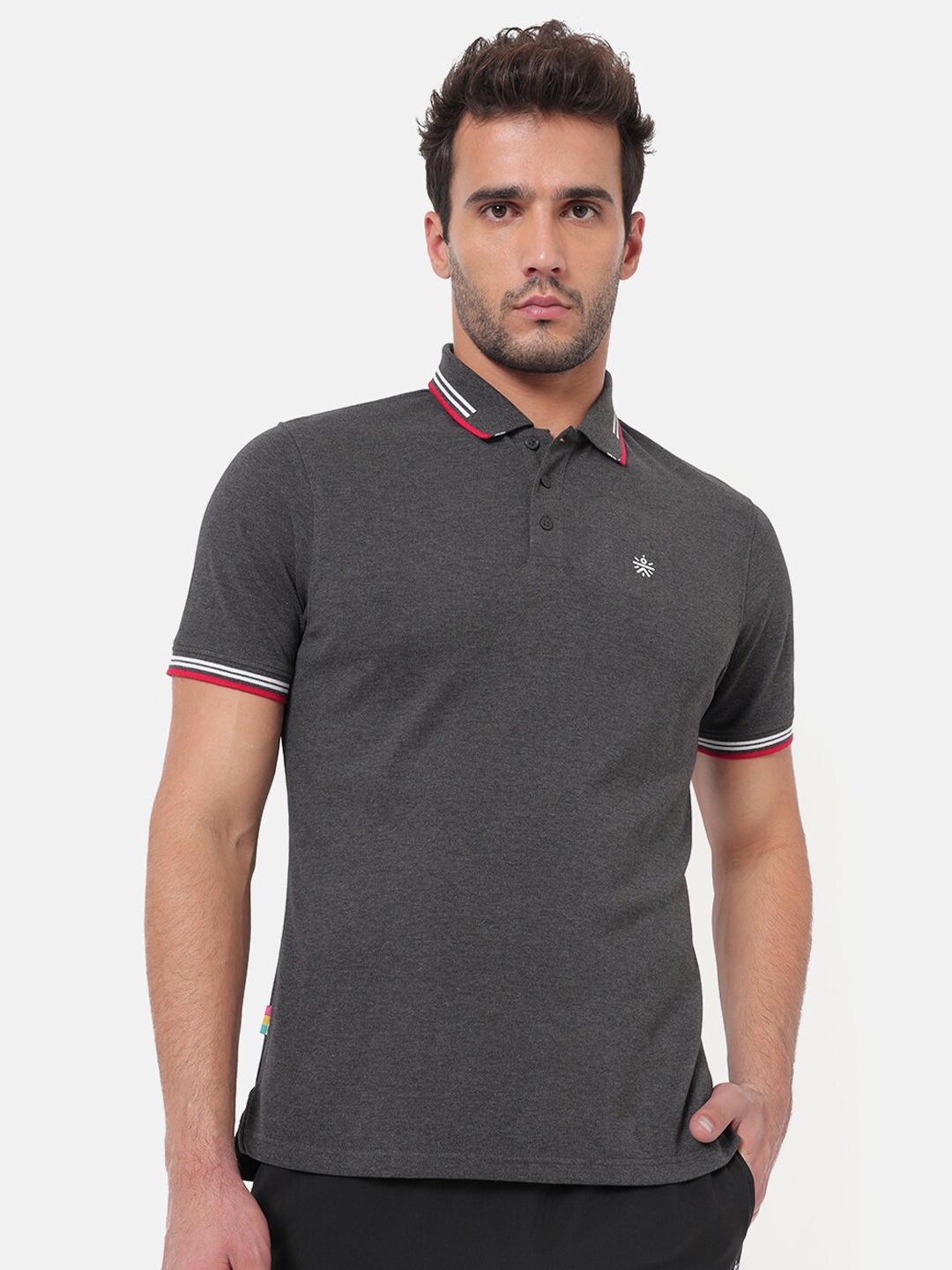 

Cultsport Pure Cotton Vitals Lifestyle Polo T-Shirt, Grey