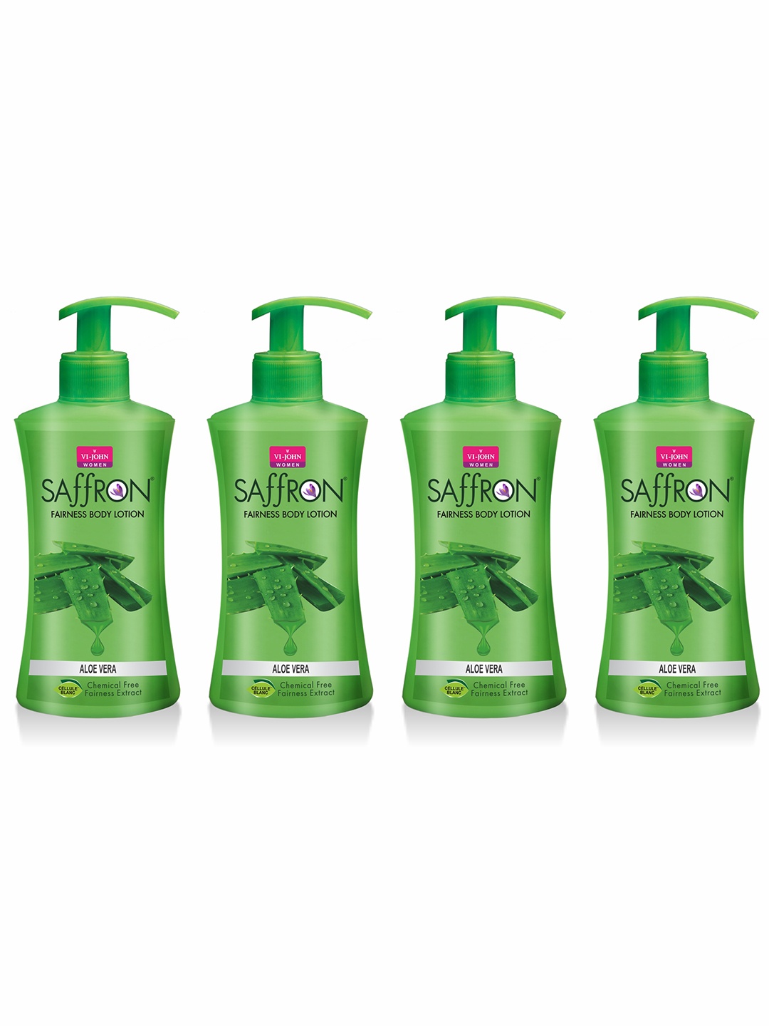 

VI-JOHN Set Of 4 Body Lotion, Green