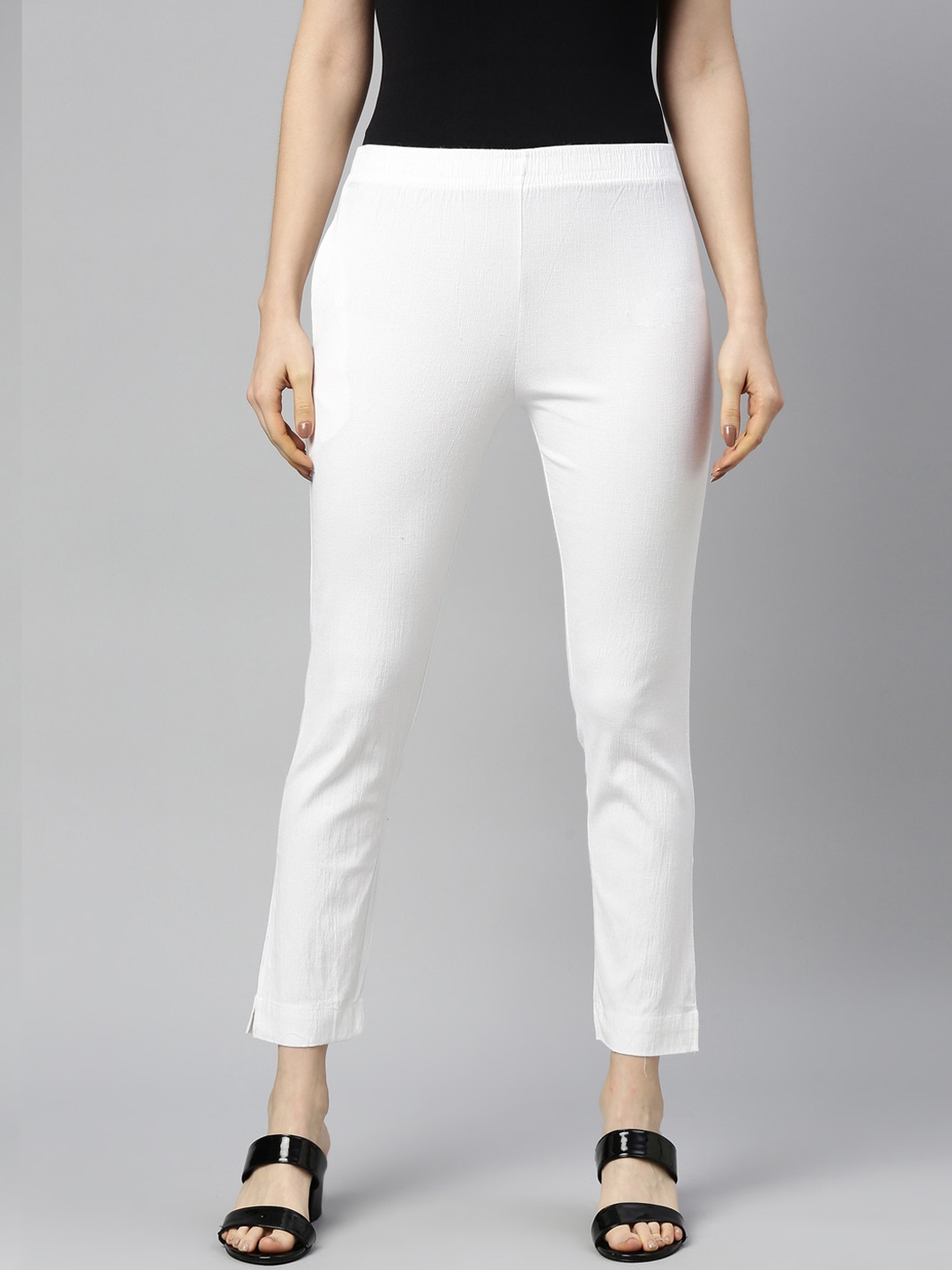 

GOLDSTROMS Women White Trousers