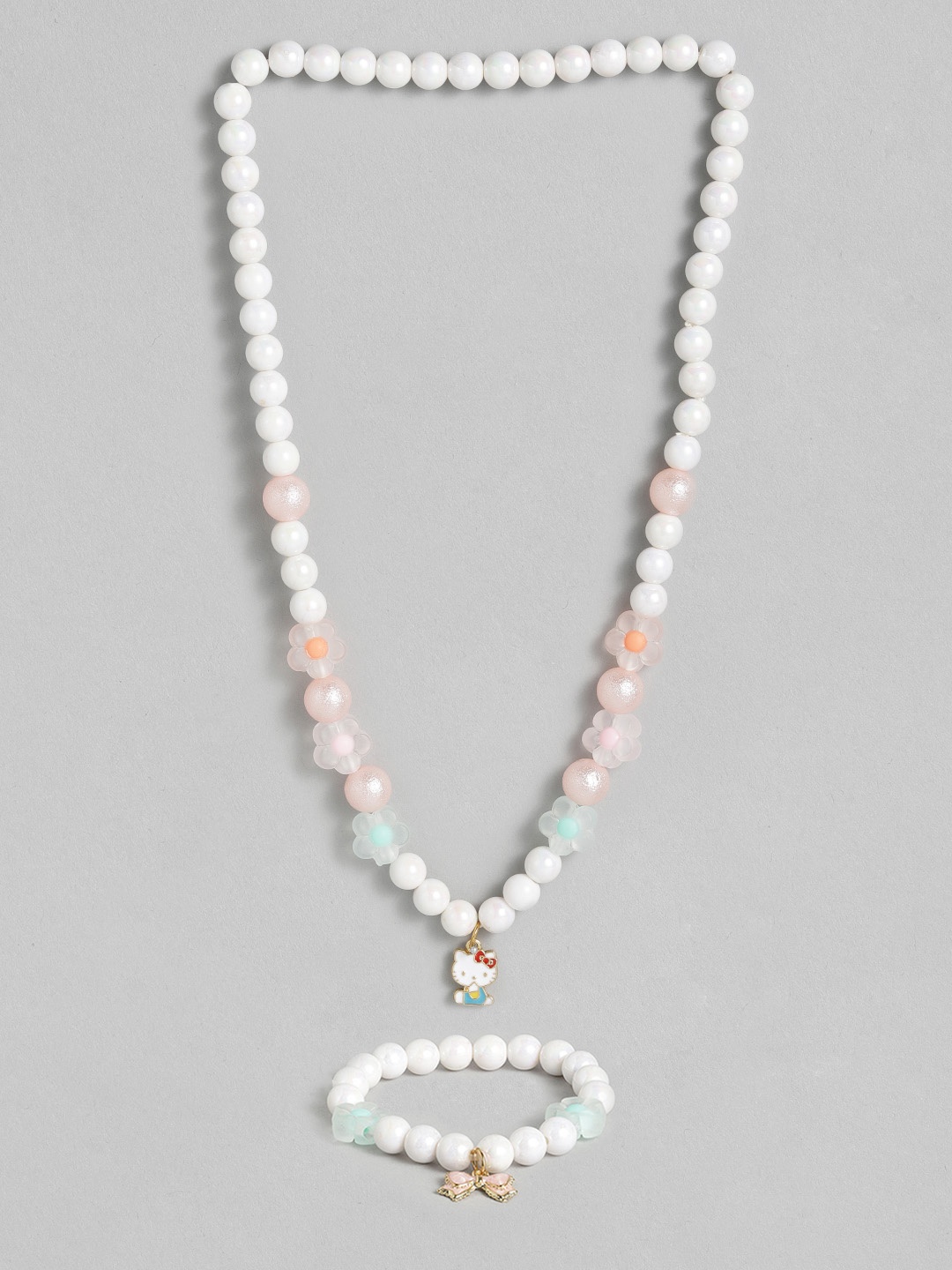 

EL REGALO Hello Kitty Themed Jewellery Set, White