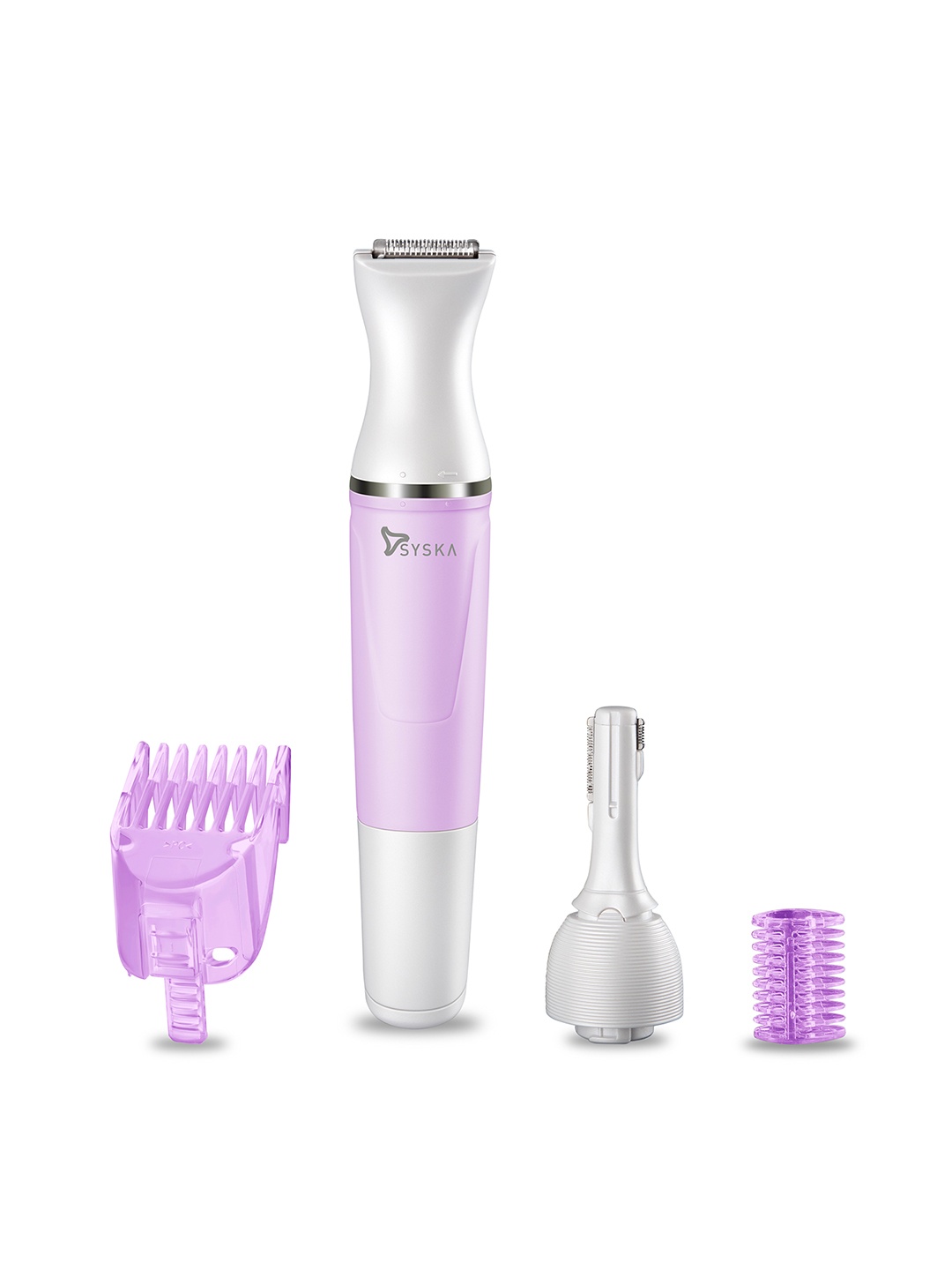 

SYSKA SensoSafe Female Grooming Kit for Face, Underarms and Bikini Line FT009, Pink