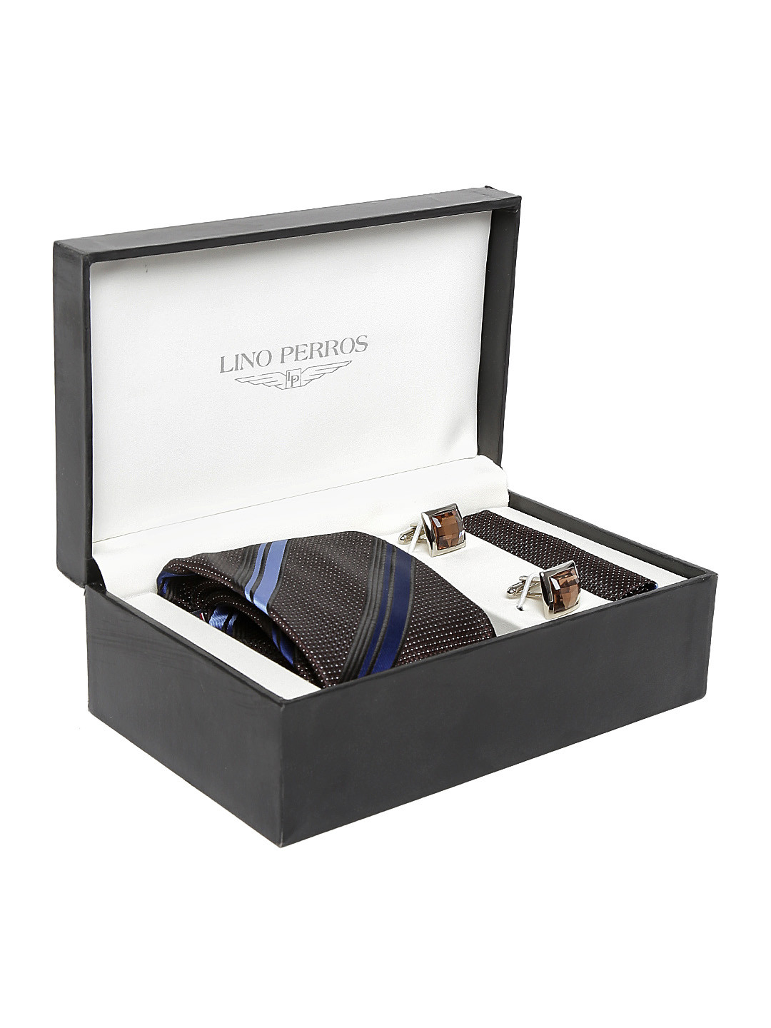 

Lino Perros Men Brown Accessory Gift Set