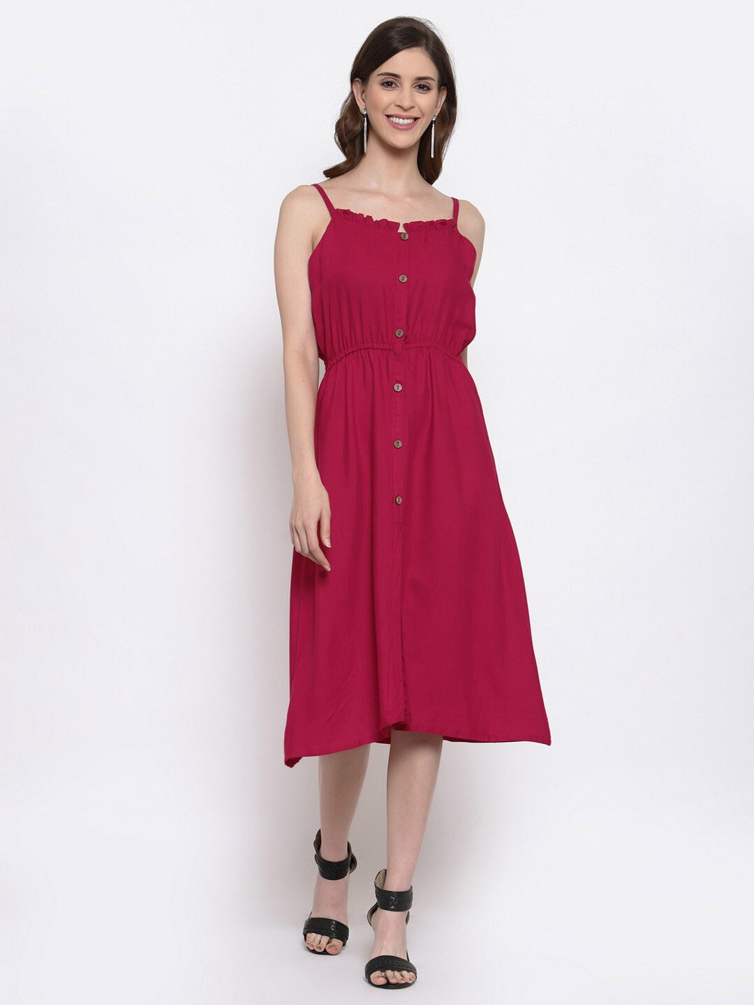 

Selvia Pink A-Line Dress