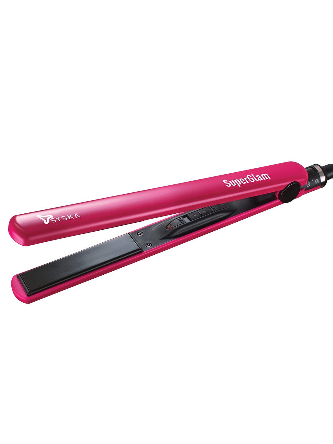 

SYSKA SuperGlam HS6810 Hair Straightener Ceramic Coating Plate - Pink