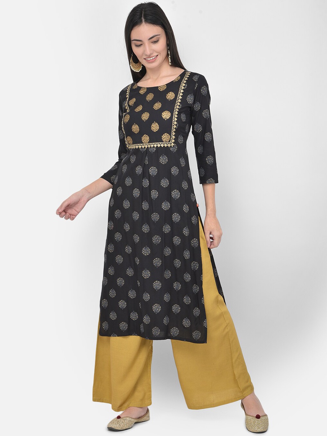 

Span Women Black Kurta