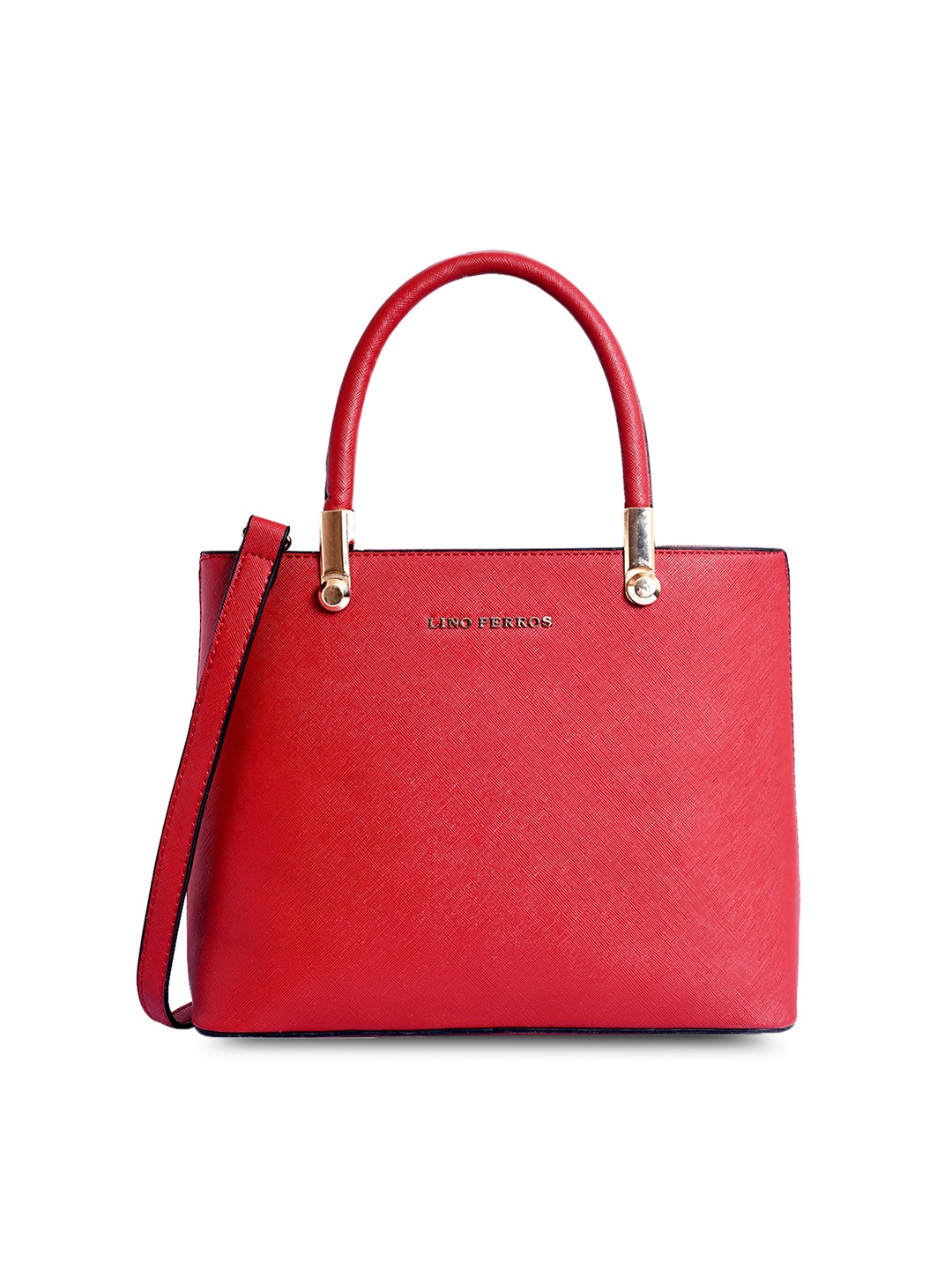 

Lino Perros Women Red Solid Handheld Bag