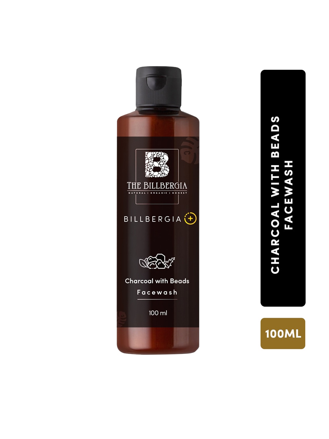 

THE BILLBERGIA Charcoal Face Wash with Activated Charcoal Beads - 100 ml, Black