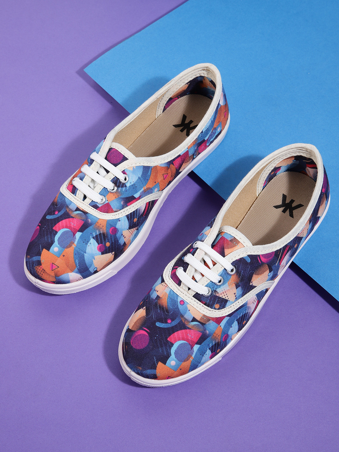 

Kook N Keech Women Multicoloured Printed Sneakers, Multi